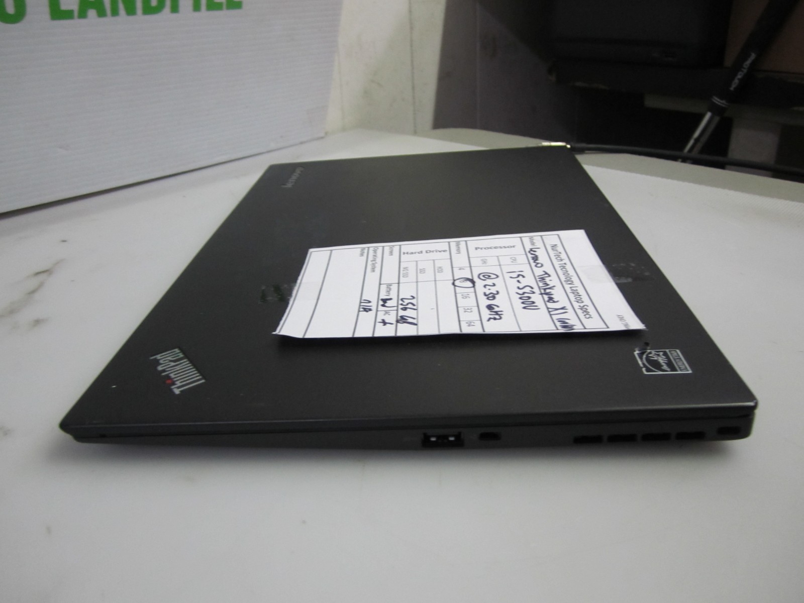 Lenovo ThinkPad X1 Carbon 2.30Ghz i5-5300U 8GB 256GB M2SSD Laptop w/ AC [NO OS]