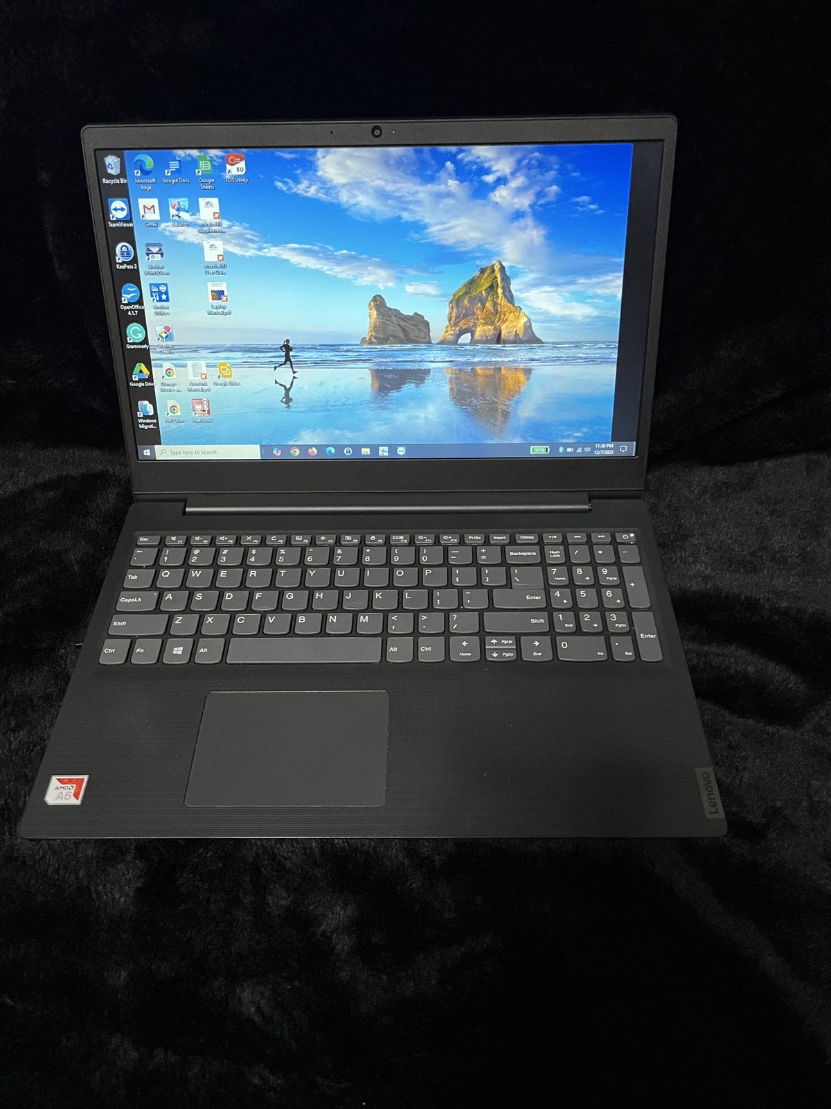 LAPTOP: Lenovo IdeaPad S145-15AST, AMD 6 5-Core, 4GB Memory, 466GB Storage