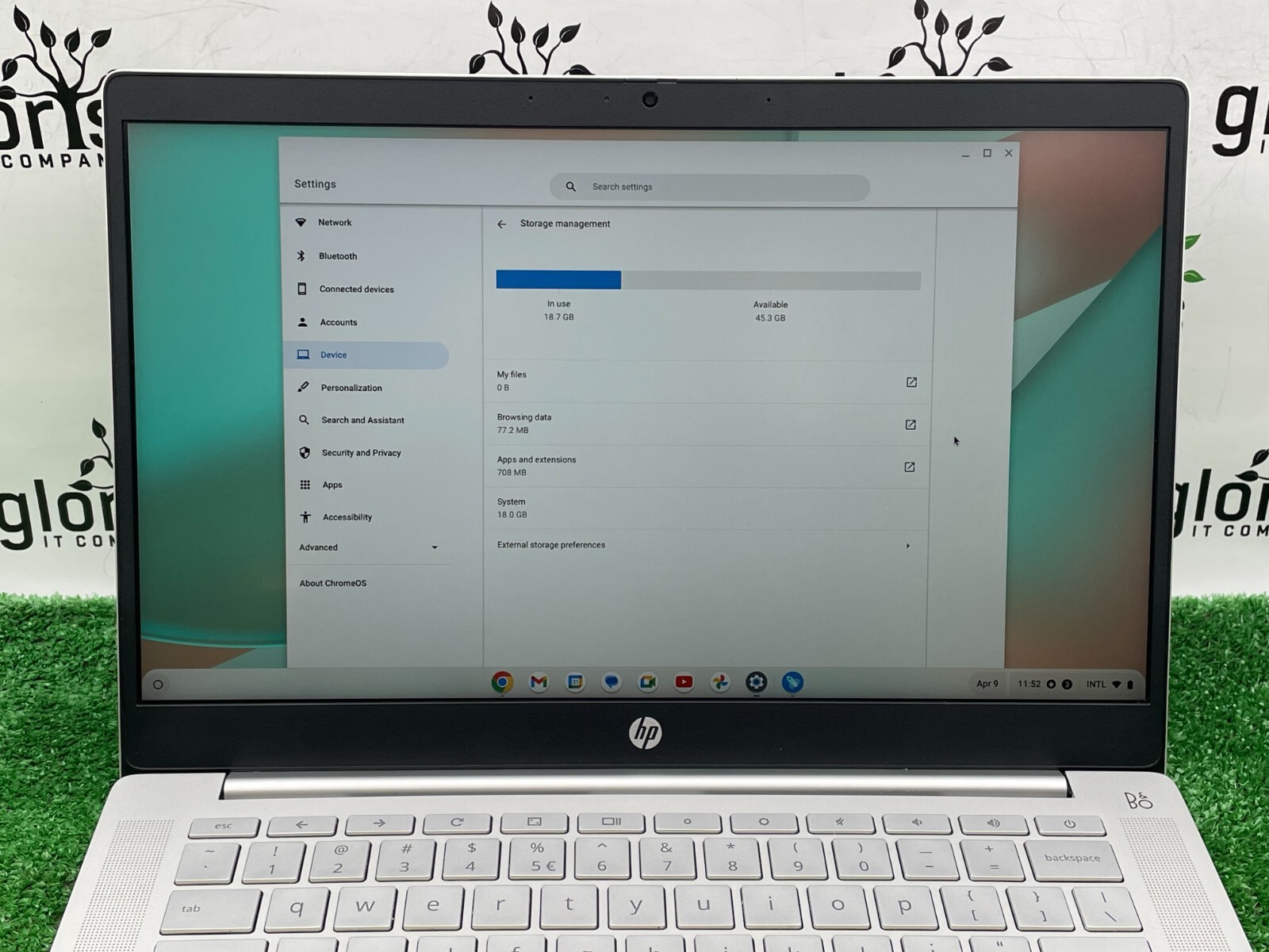 HP Pro c640 Chromebook Laptop Intel i5-10310U 1.70GHz 8GB RAM 64GB SSD ChromeOS