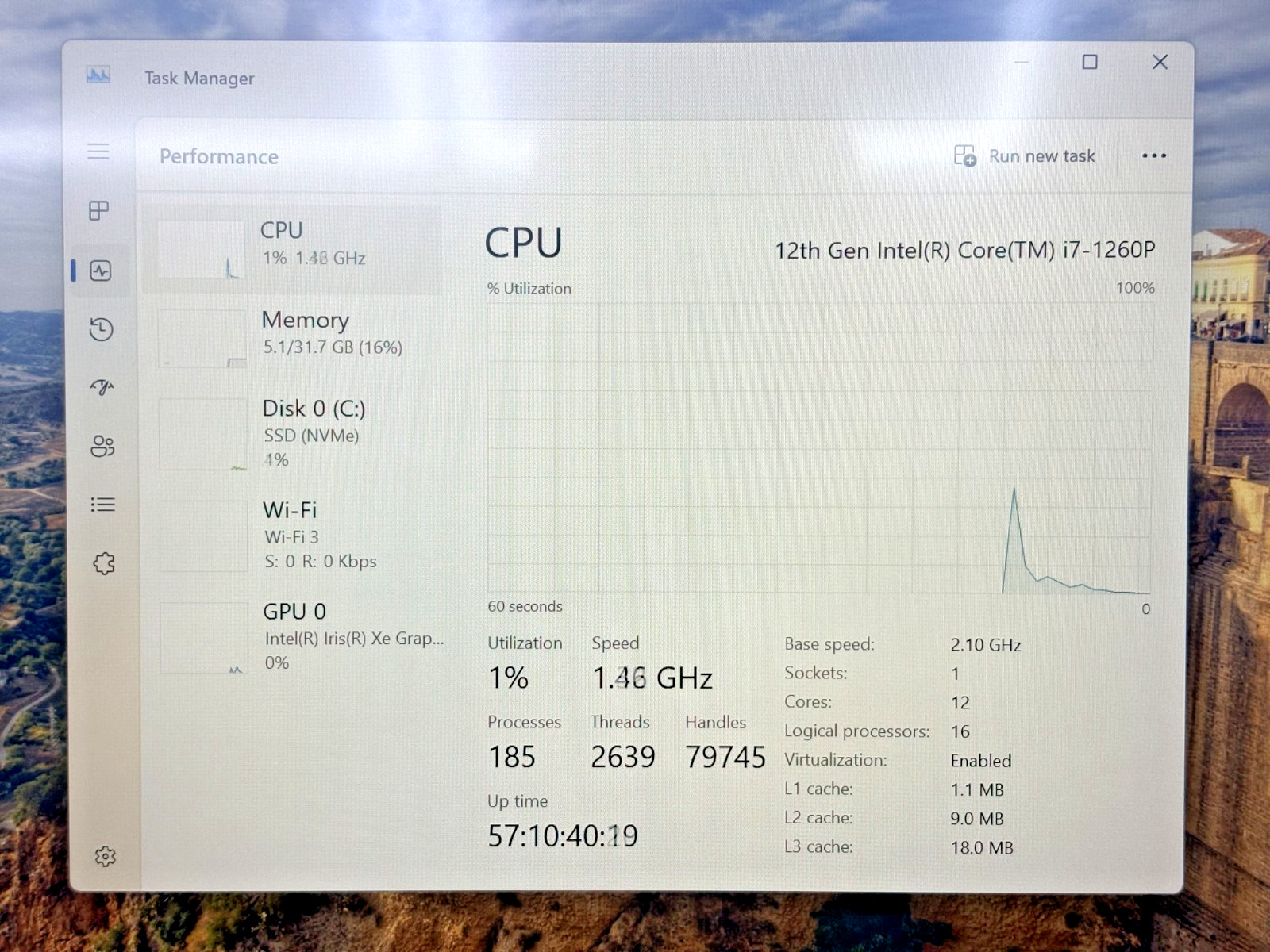 Lenovo ThinkPad T14 Gen 3 Intel i7-12th Gen 2.10GHz 32GB 512GB Windows 11 Pro*