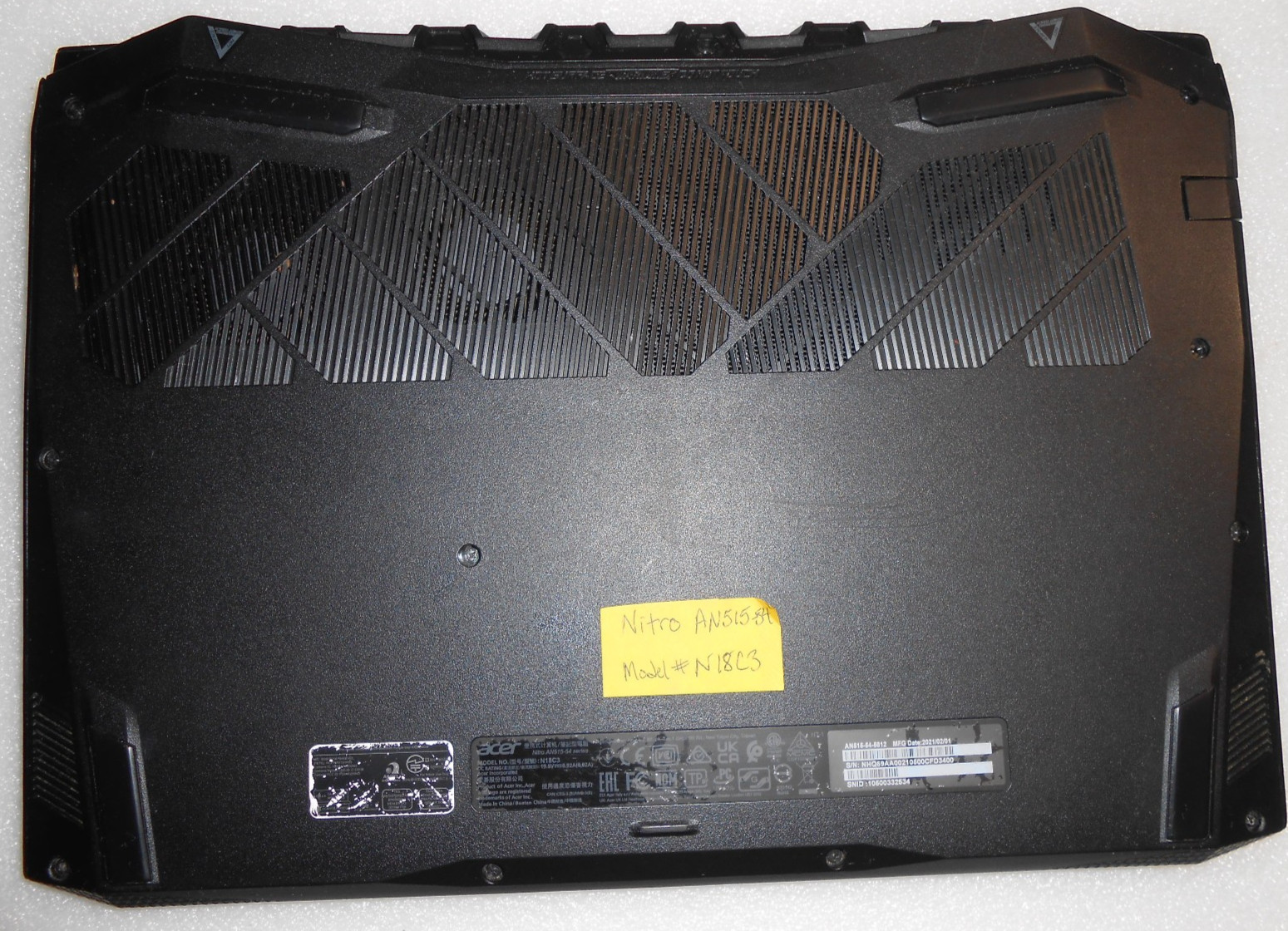 Acer Nitro AN515-54 Model # N18C3 Used read (ACER-5)
