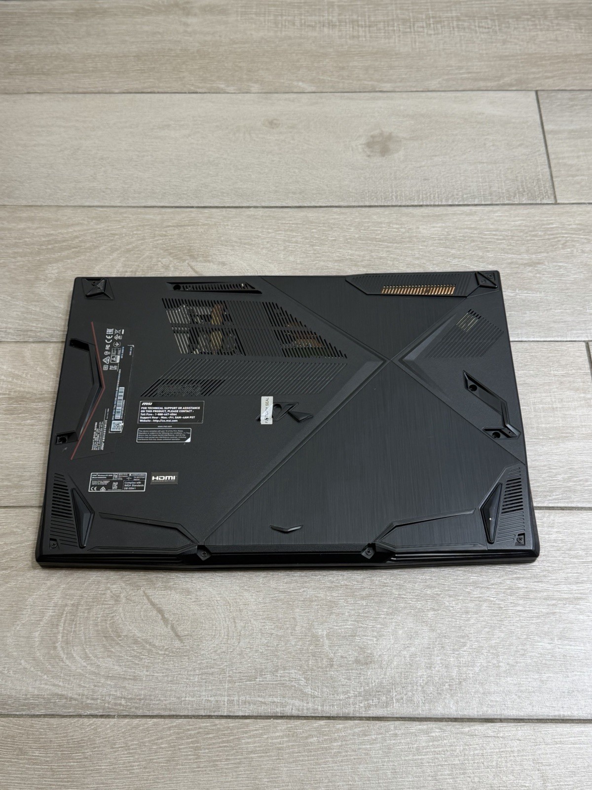 MSI FG63 Thin MS- 16R4 15.6″ Gaming Core i7-9750H GTX 1650 Ti 512GB SSD 8GB RAM