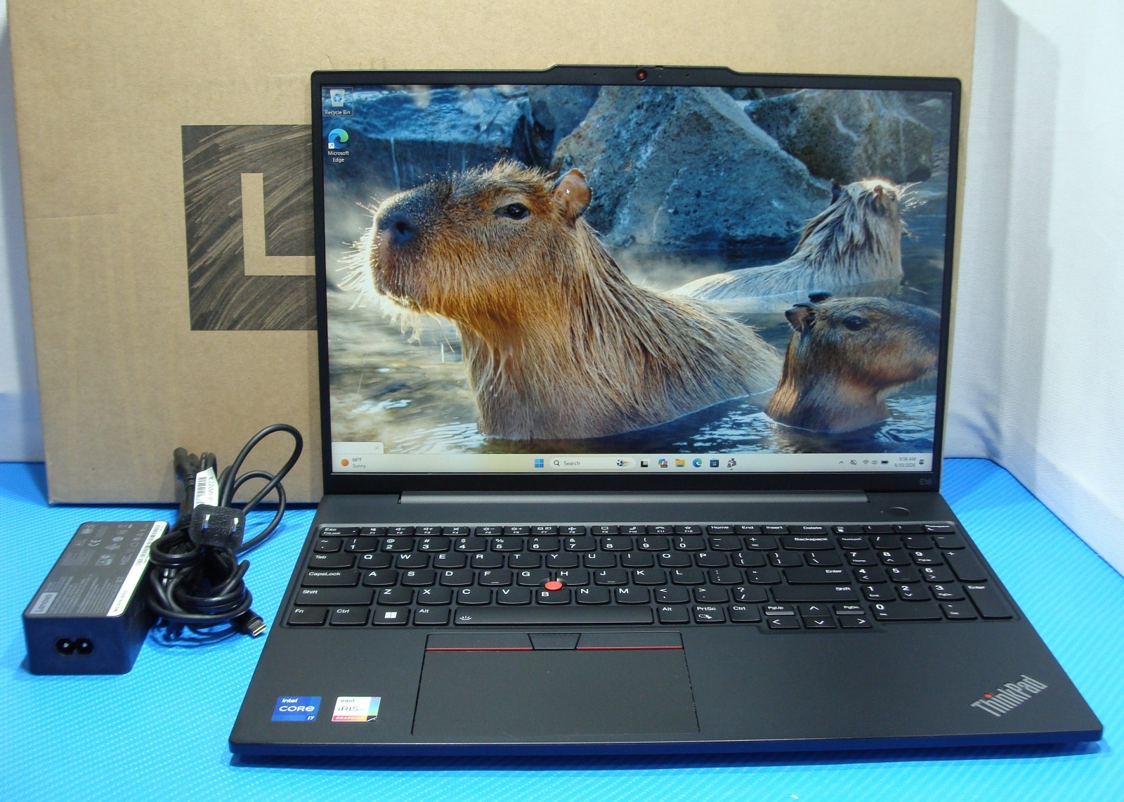 2024 Lenovo ThinkPad E16 Gen 1 16″WUXGA i7-1355U 1.7GHz 16GB 512GB Win 11Pro +PA