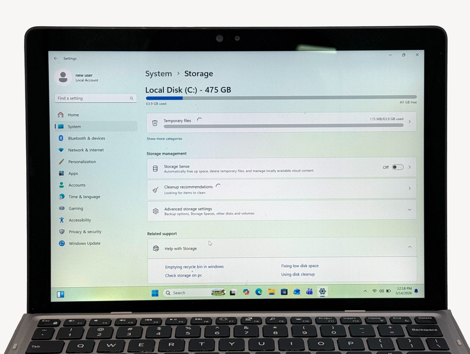 Dell Latitude 7210 (2in1) i5-10310u 1.7GHz 8GB RAM 512GB SSD Windows 11