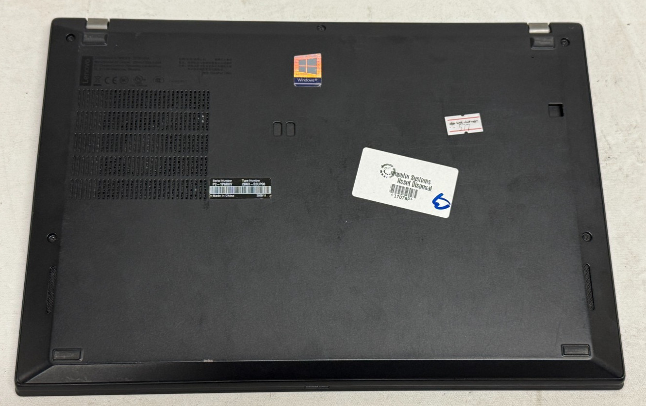 Lenovo ThinkPad T490s 14″ (i5-8365U 1.6GHz – 16GB RAM – 256GB SSD – Win11Home)