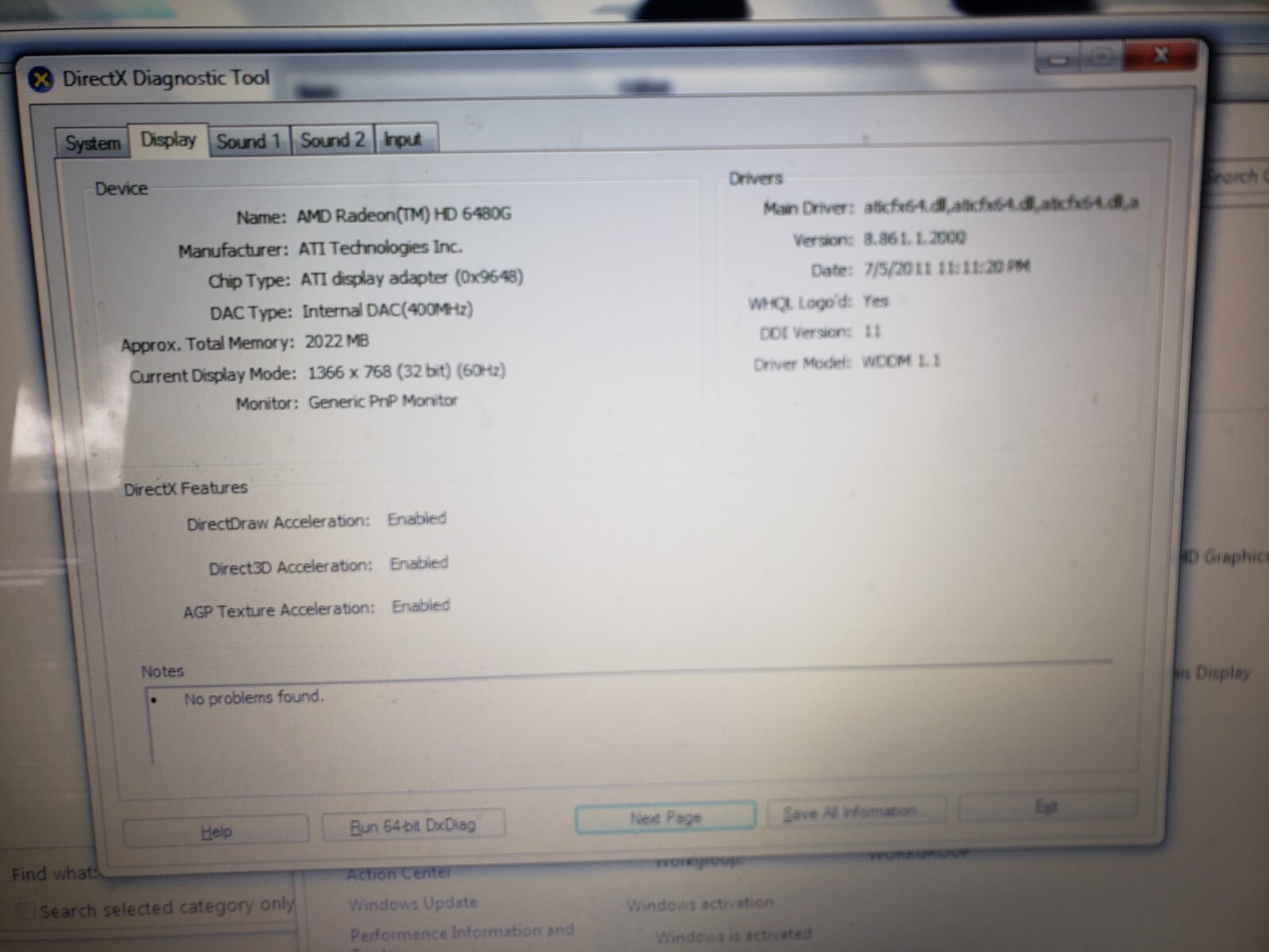 HP Pavilion G6-1C62US 15.6″ Laptop AMD A4-3300M@1.90GHz 500GB HDD 4GB RAM READ