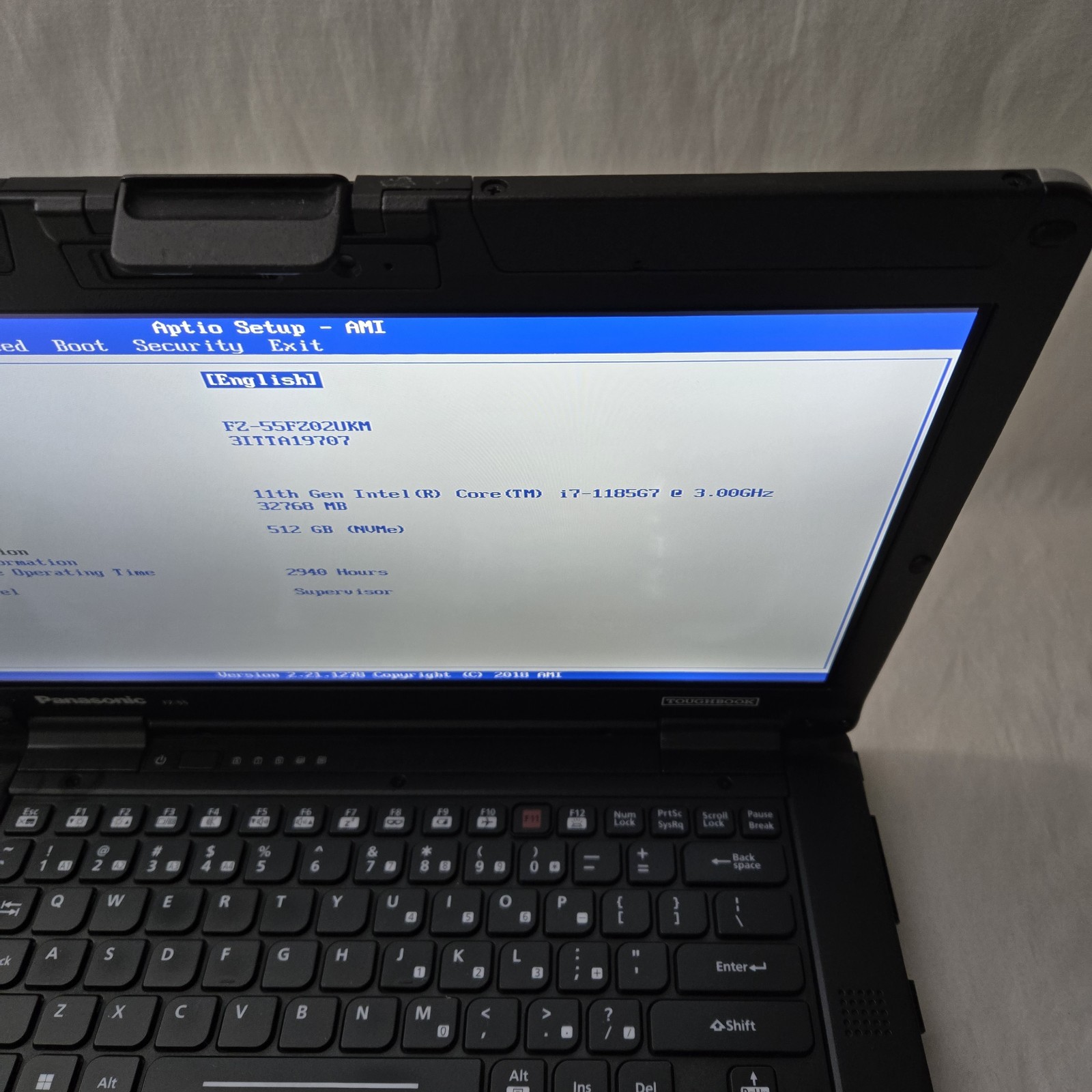 Panasonic Toughbook FZ-55 MK2 i7-1185G7 512GB SSD 32GB Ram – GPS – 4G – Grade B