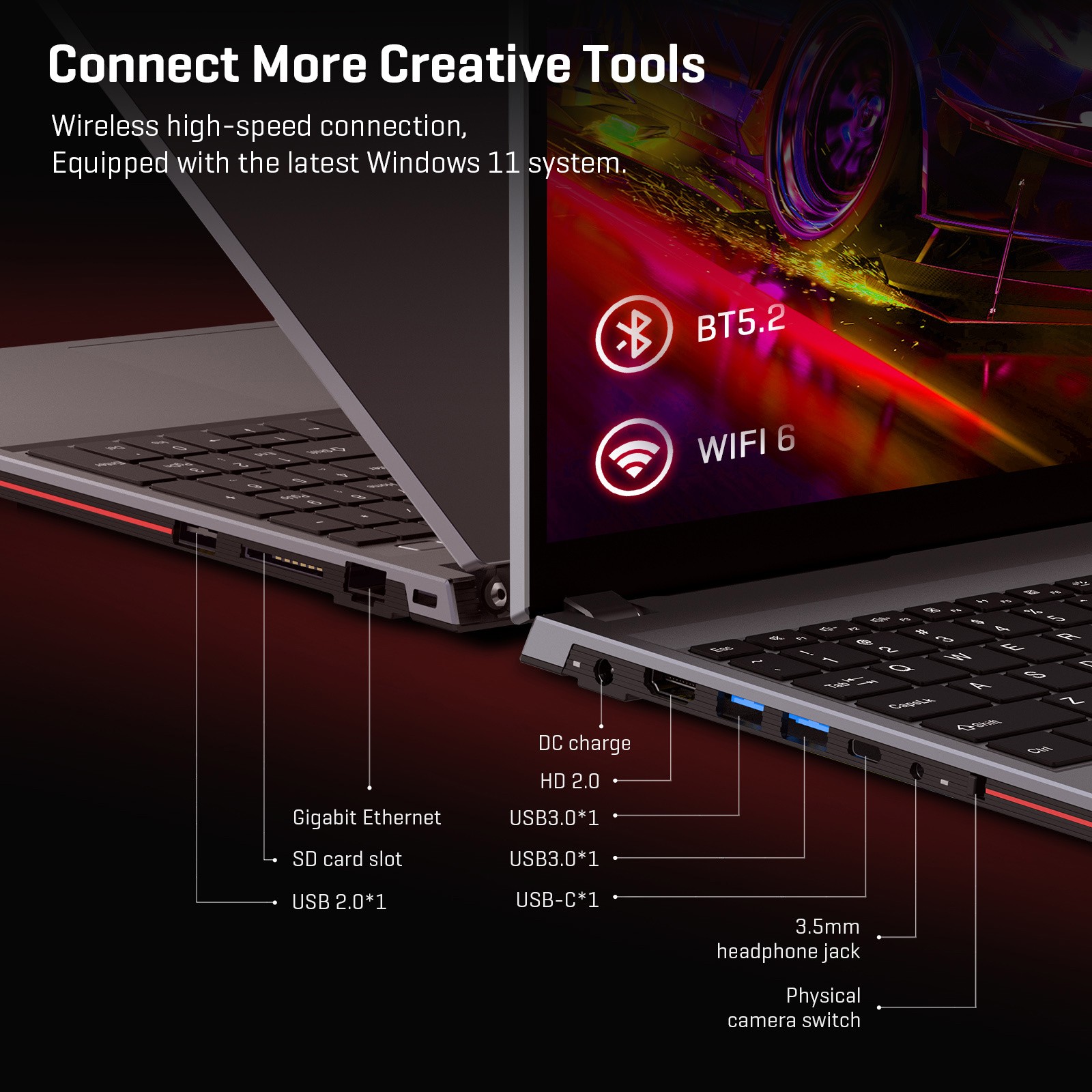 CHUWI Corebook X Laptop 14.1″ FHD LCD Intel Core i5-1235U 16G RAM 512G SSD Win11