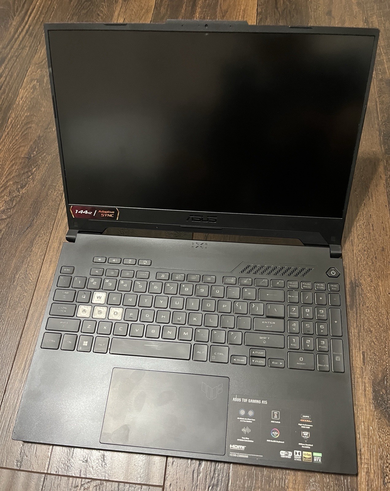 ASUS Laptop Tuf Gaming A15 FA507RE 15.3″ Ryzen 7 6800H RTX 3050 Ti no ram/ssd