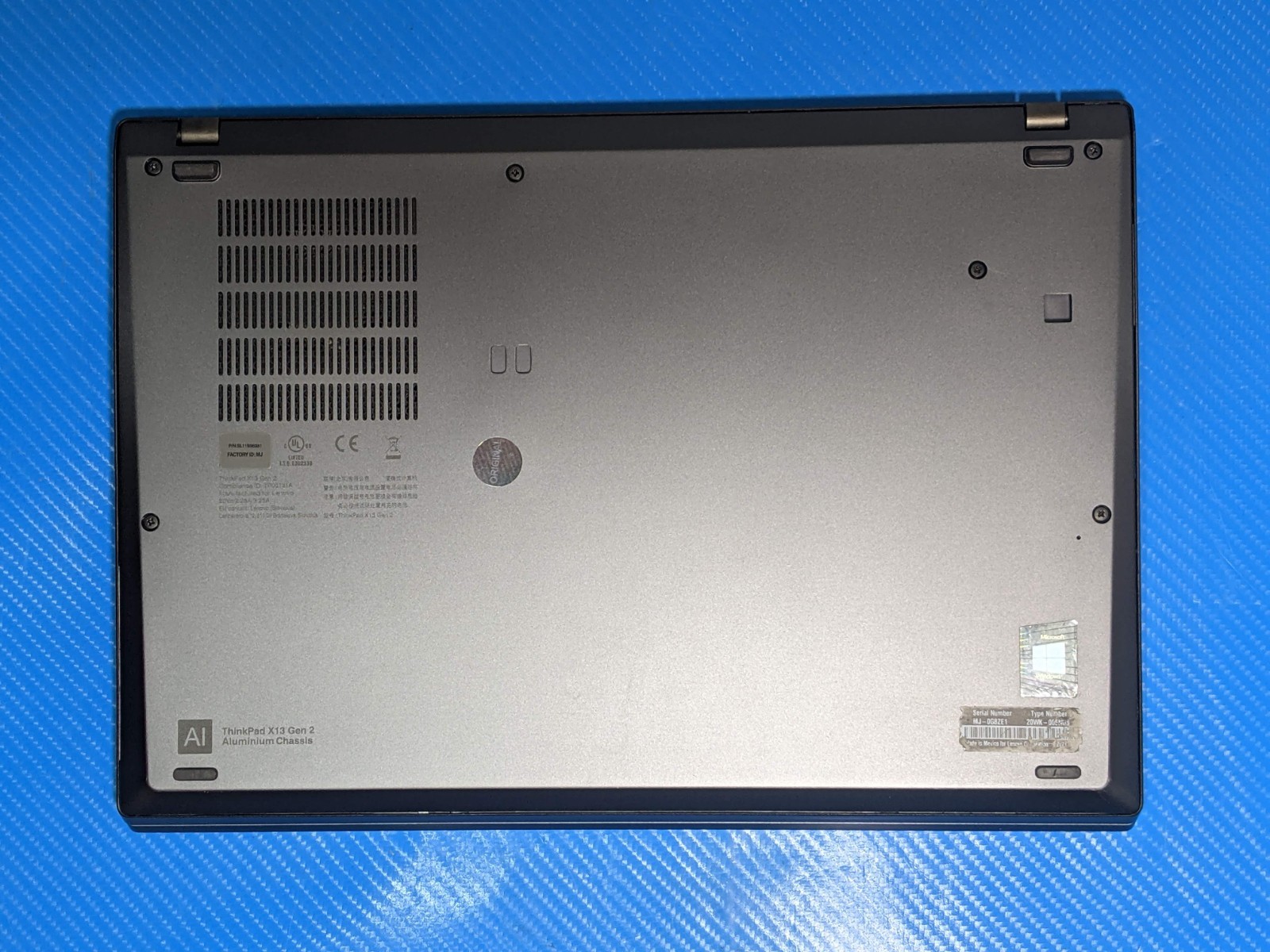 Lenovo ThinkPad X13 Gen 2i 13.3″WUXGA TOUCH i7-1165G7 2.8GHz 16GB 512GB SSD +PA