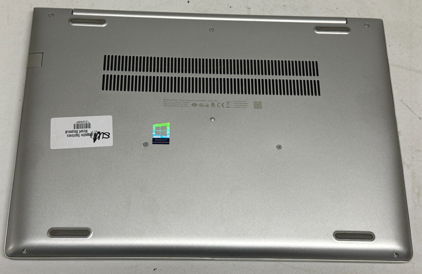 HP ProBook 450 G7 15.6″ (i5-10310u 1.70GHz – 8GB RAM – 256GB SSD – Win11Home)