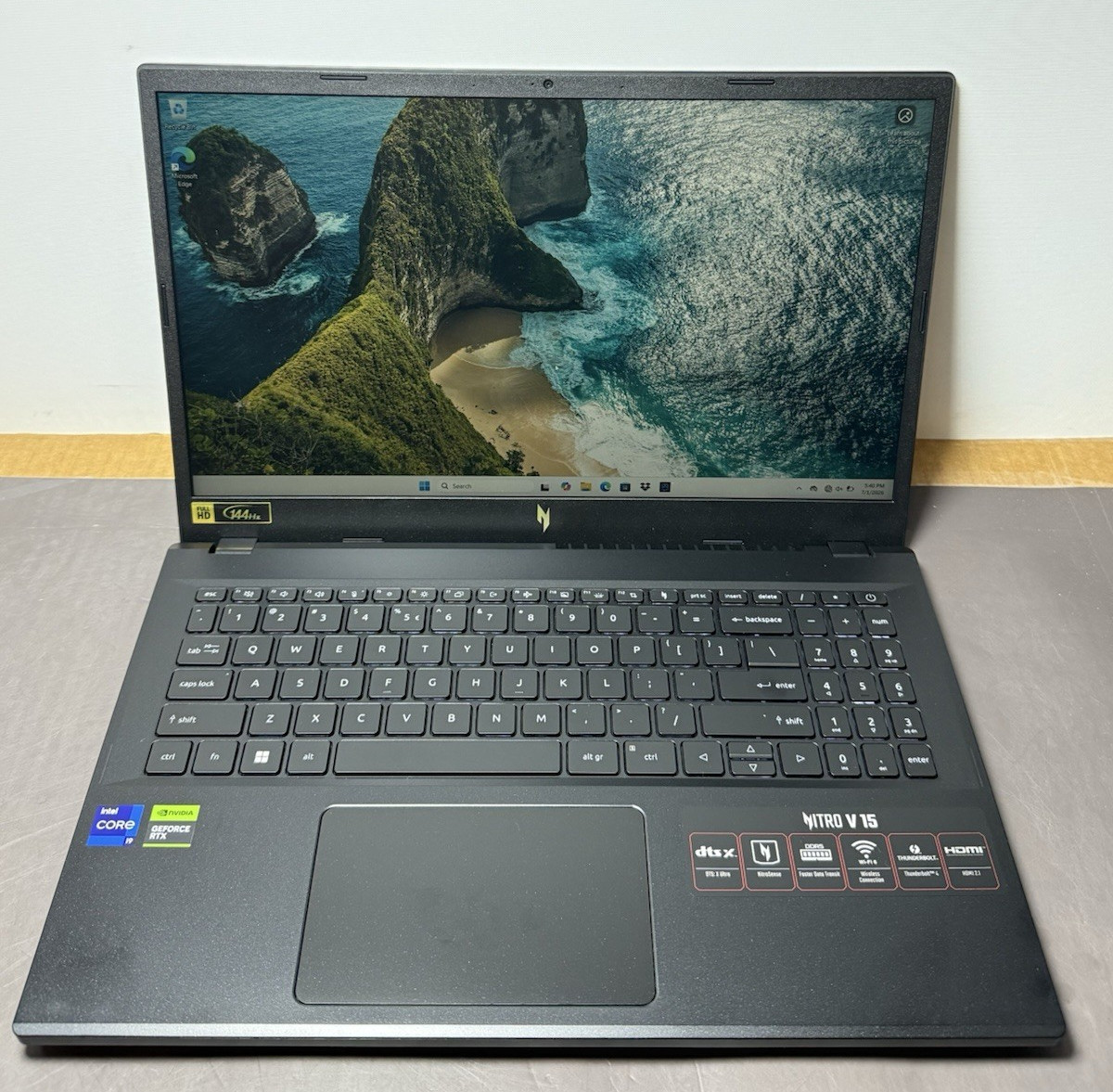 Acer Nitro V 15 ANV15-51 i9-13900H 16GB RAM 512GB SSD GeForce RTX 4060, 9 cycles