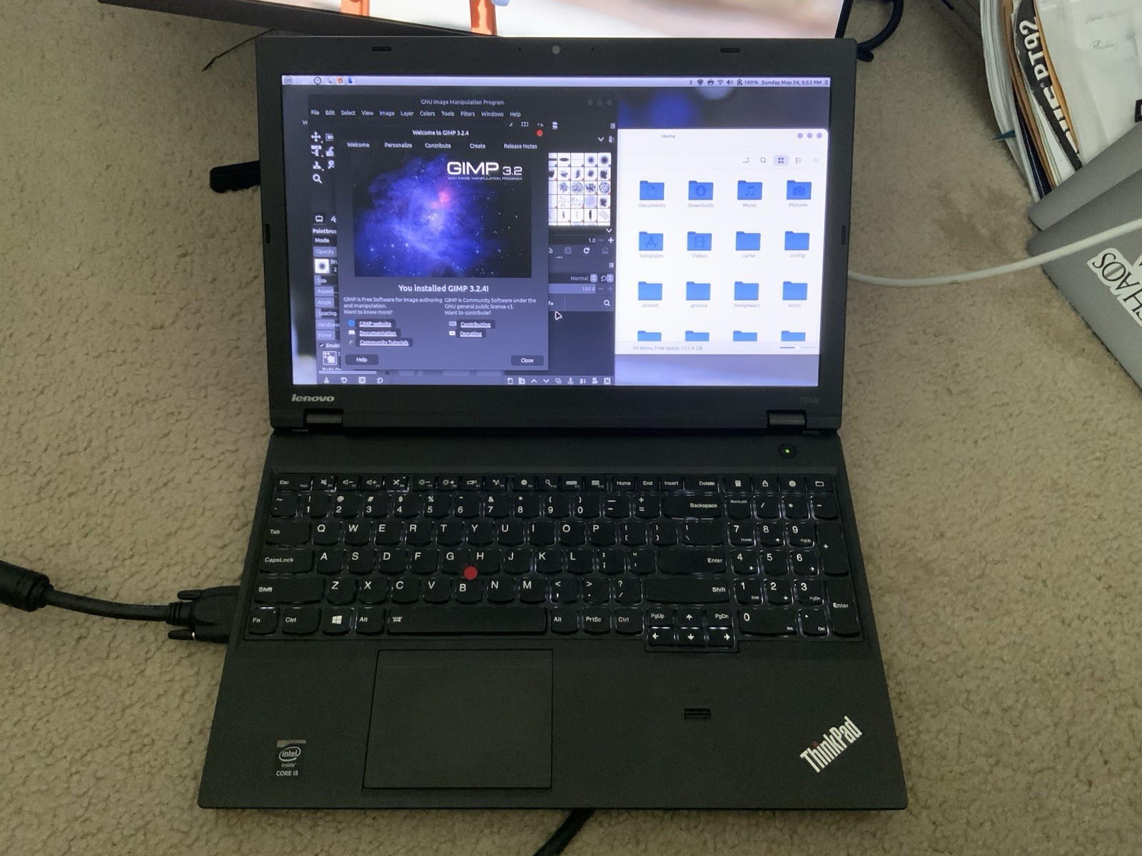 Lenovo ThinkPad T540p 15.6″ Core i5 2.8GHz 12GB RAM 512GB SSD Linux Mint 2026