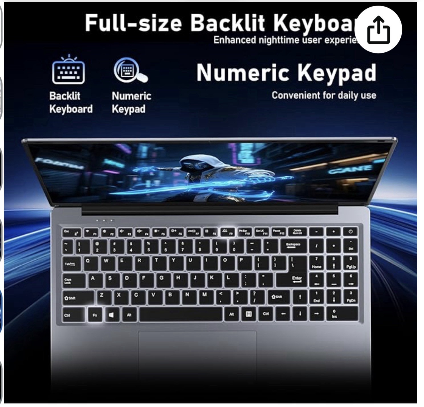 FunYet NY-08 16″ Intel N150 800MHz 16GB RAM 1TB SSD