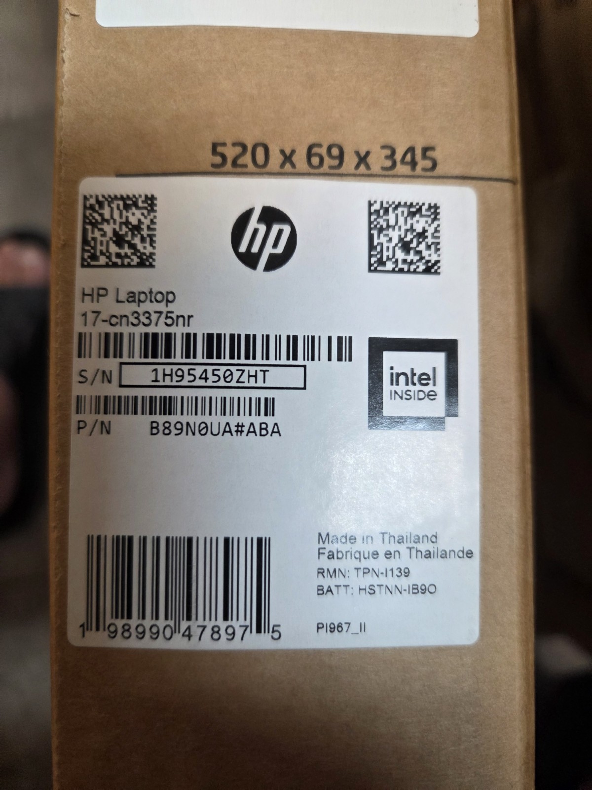 HP 17-cn3375nr 17.3″ i5 8GB 512GB Rose Gold Laptop NEW