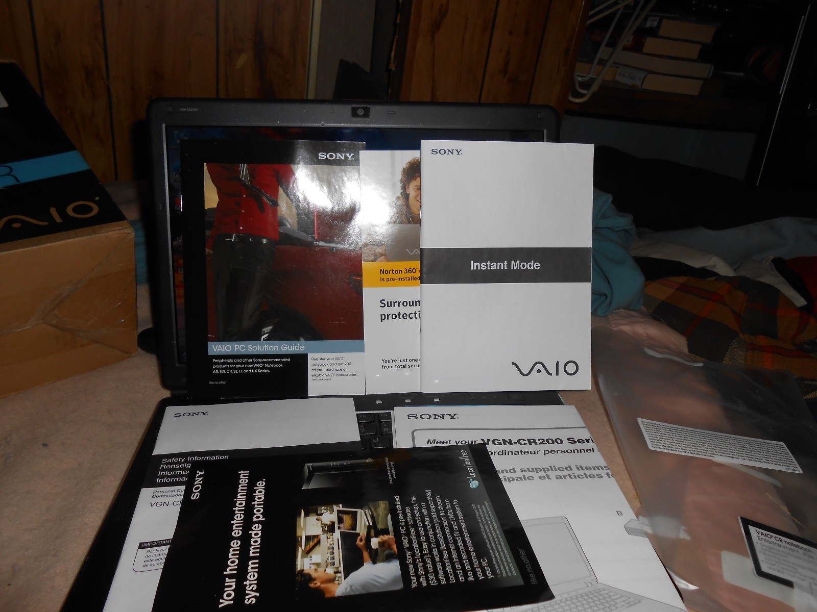 Red Sony Vaio CR Windows 7 Activated Laptop