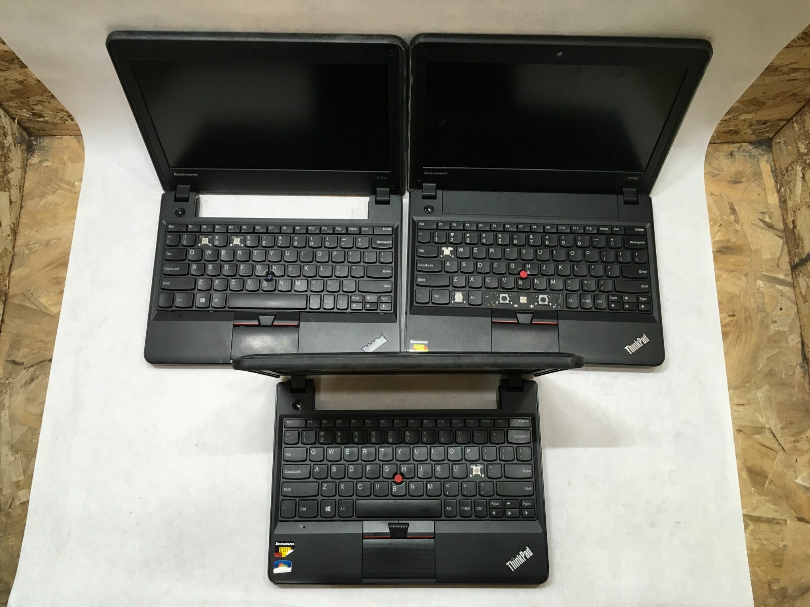 Lot of 10 Lenovo ThinkPad X131e X140e AMD E Series Various Issues For Parts- FT