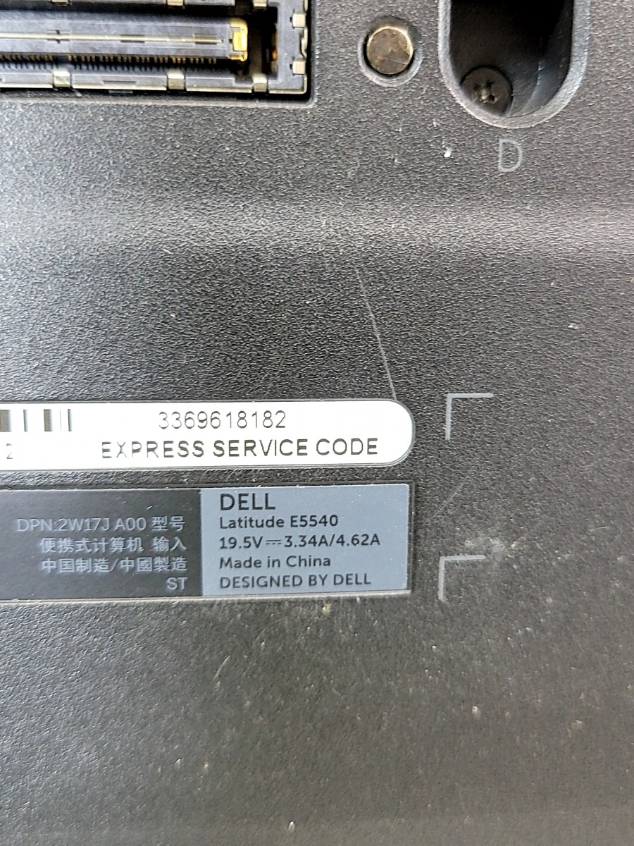 DELL LATITUDE E5540 PC Laptop Intel Core I5-4310U 15.6″ 4GB SEE NOTES