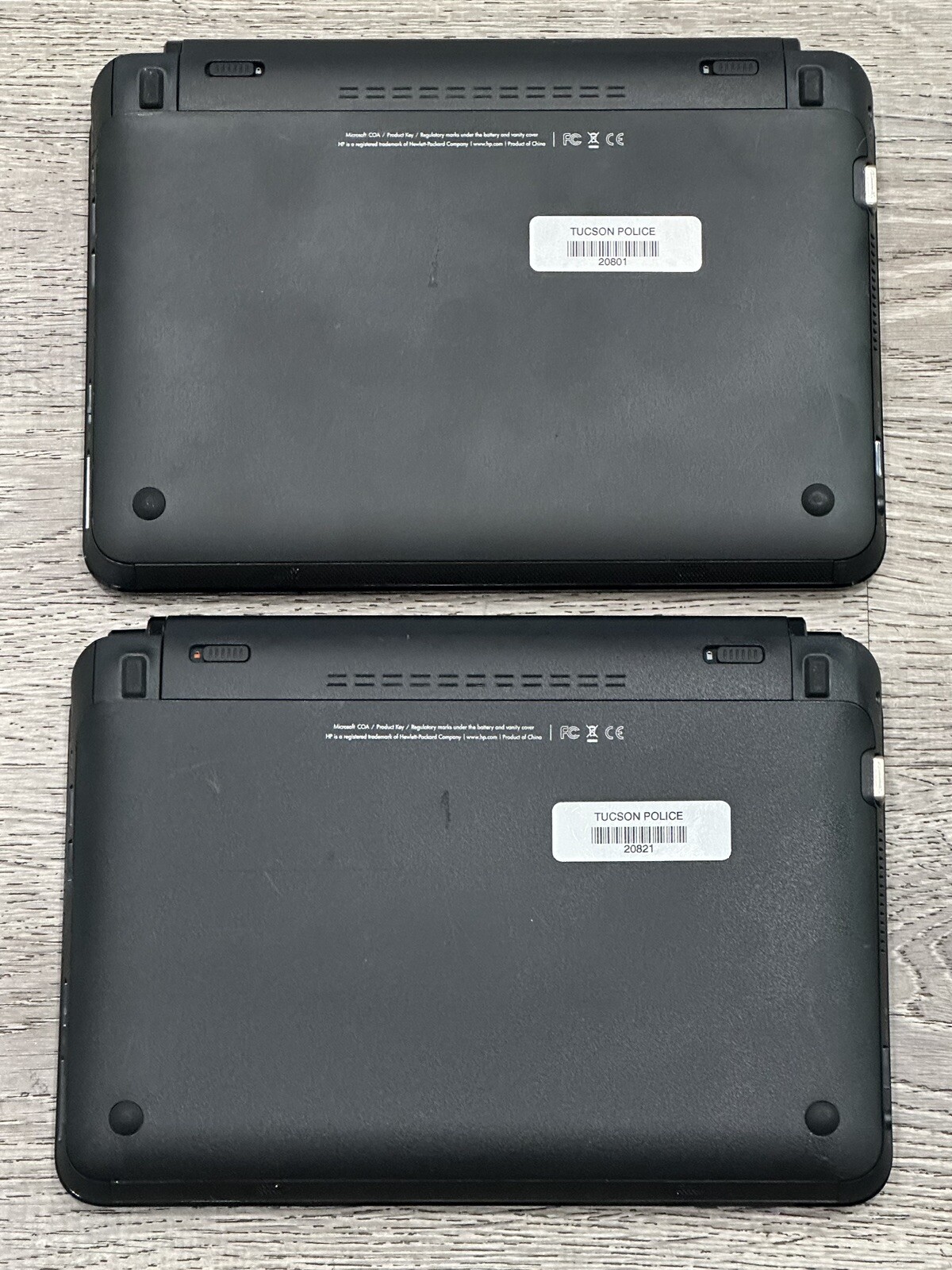 *Lot of 2* HP Compaq Mini CQ10 10.1” Intel Laptops NO HDD / RAM (For Parts ONLY)
