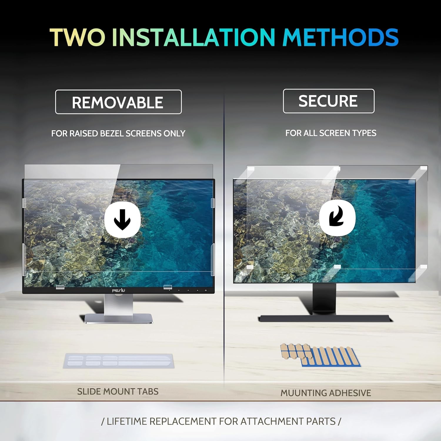 23 Inch Privacy Screen for Computer Monitor 16:9 Aspect Ratio, Eye Protection