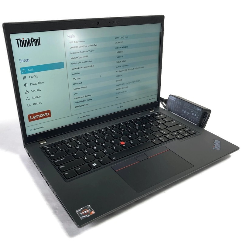 Lenovo ThinkPad L14 G4 14″ Ryzen 5 Pro 7530U 2.0GHz 32GB 256GB NVMe SSD – Win 11