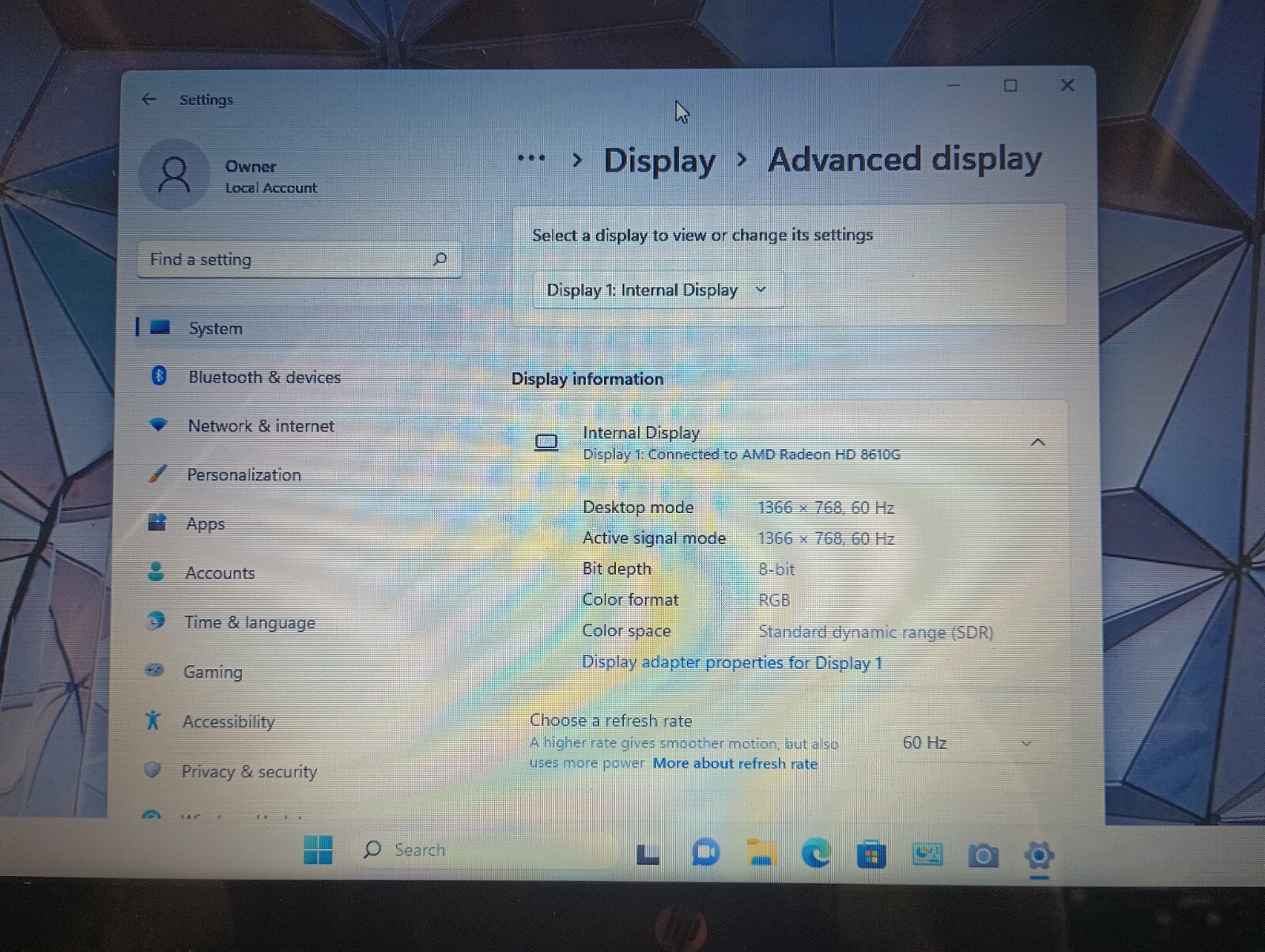 HP Sleekbook(11143)AMD A10-5745M(4cores) w/charger.16GB.128GB SSD.15.6″.W11.