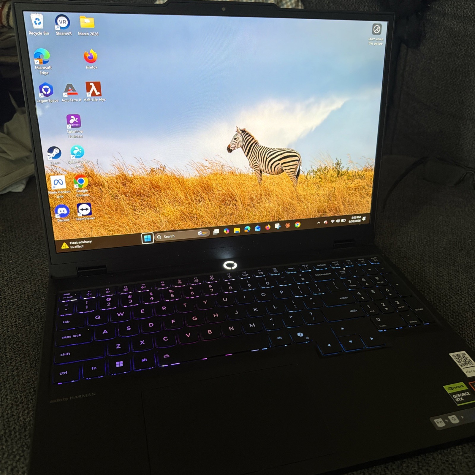 Lenovo Legion 5 15.1 OLED WQXGA 165Hz Ryzen 7 260 16GB 512GB RTX 5060 Black