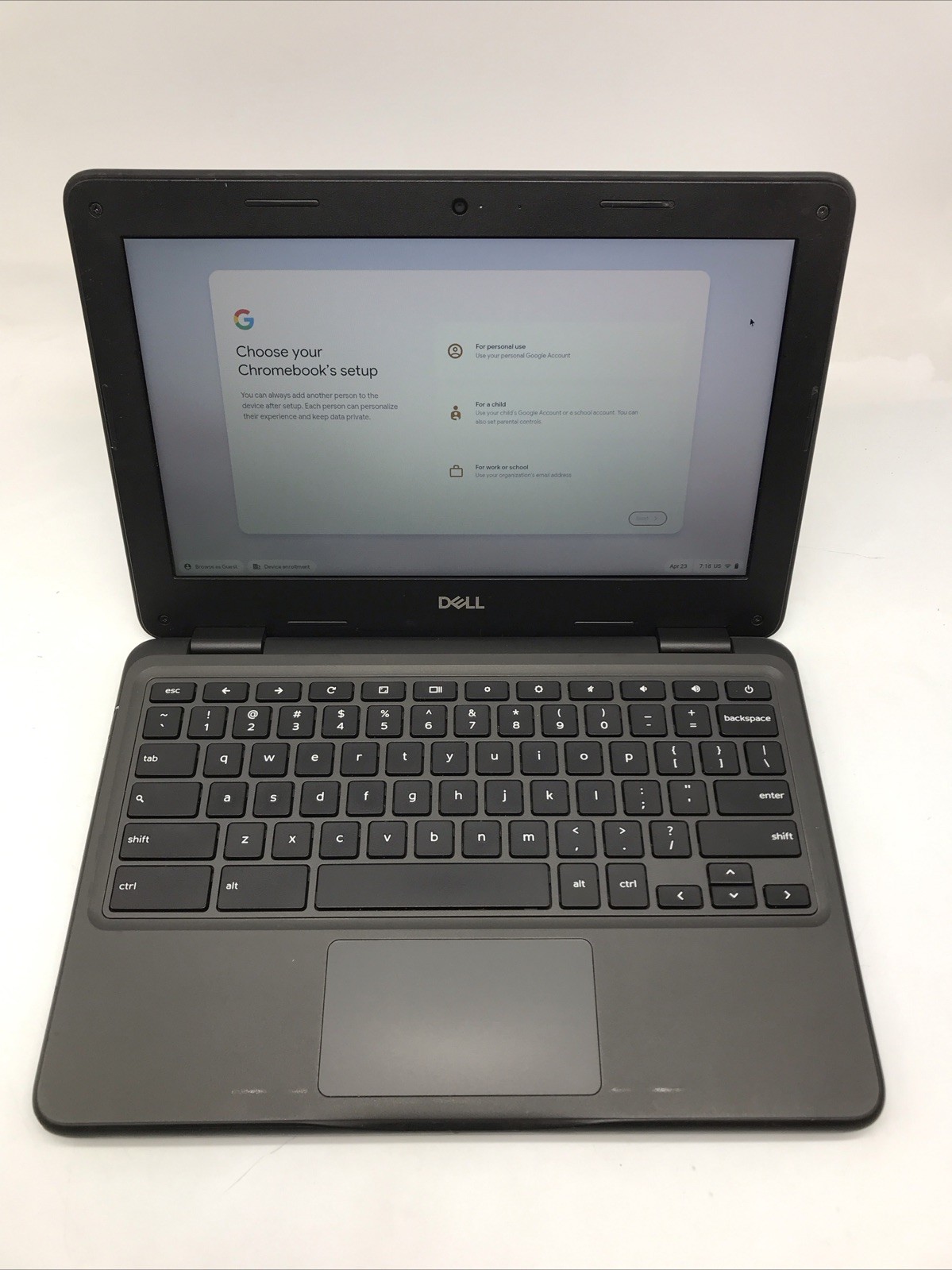 Dell Chromebook 11.6″ 5190 Intel Celeron N3350 1.1GHz 4GB 16G B/C P28T001