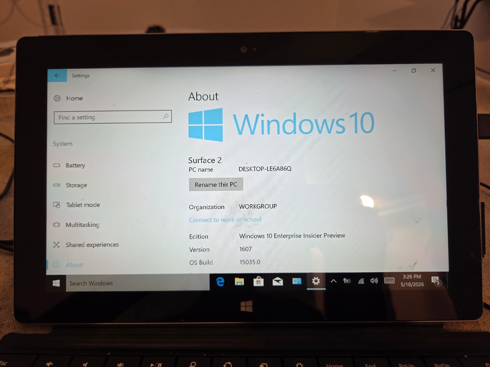 Microsoft Surface 2 Touchscreen & Pen Laptop