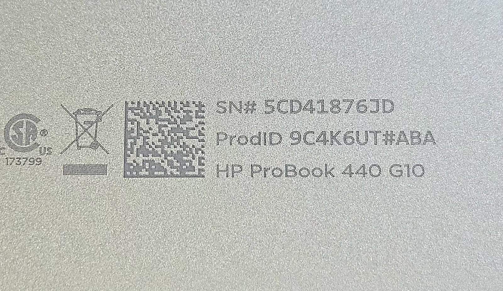 HP ProBook 440 G10, i5-1334U, 16GB RAM, 512GB SSD, TouchScreen, Win11 + Charger