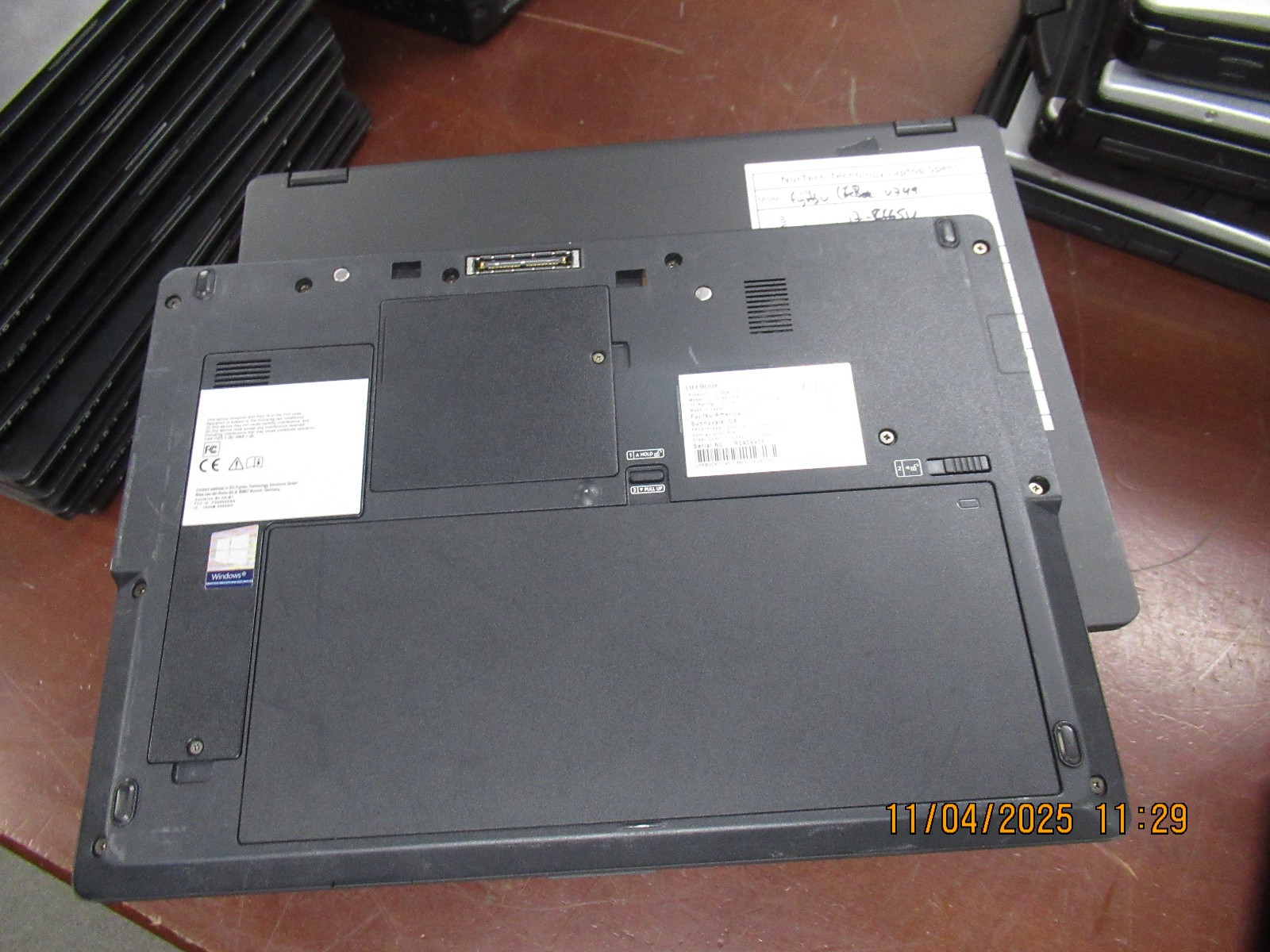 Lot of 10 Fujitsu Lifebook U749 i7 8665U 1.90GHz Laptop [NO RAM/HDD/OS/AC]