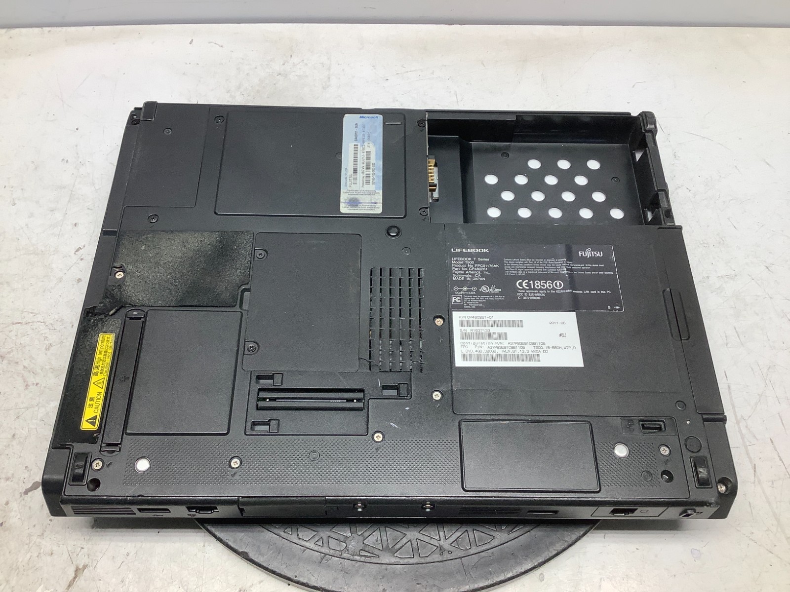 Fujitsu LifeBook T900 Intel i5-M560 2.67GHz 4 GB NO HDD