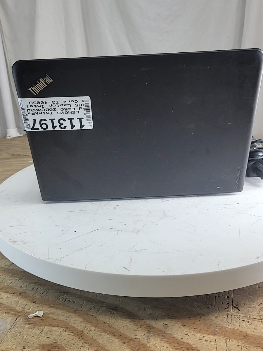 LENOVO ThinkPad E450 20DC003WUS Laptop Intel Core I3-4005U 4GB 500GB SEE NOTES