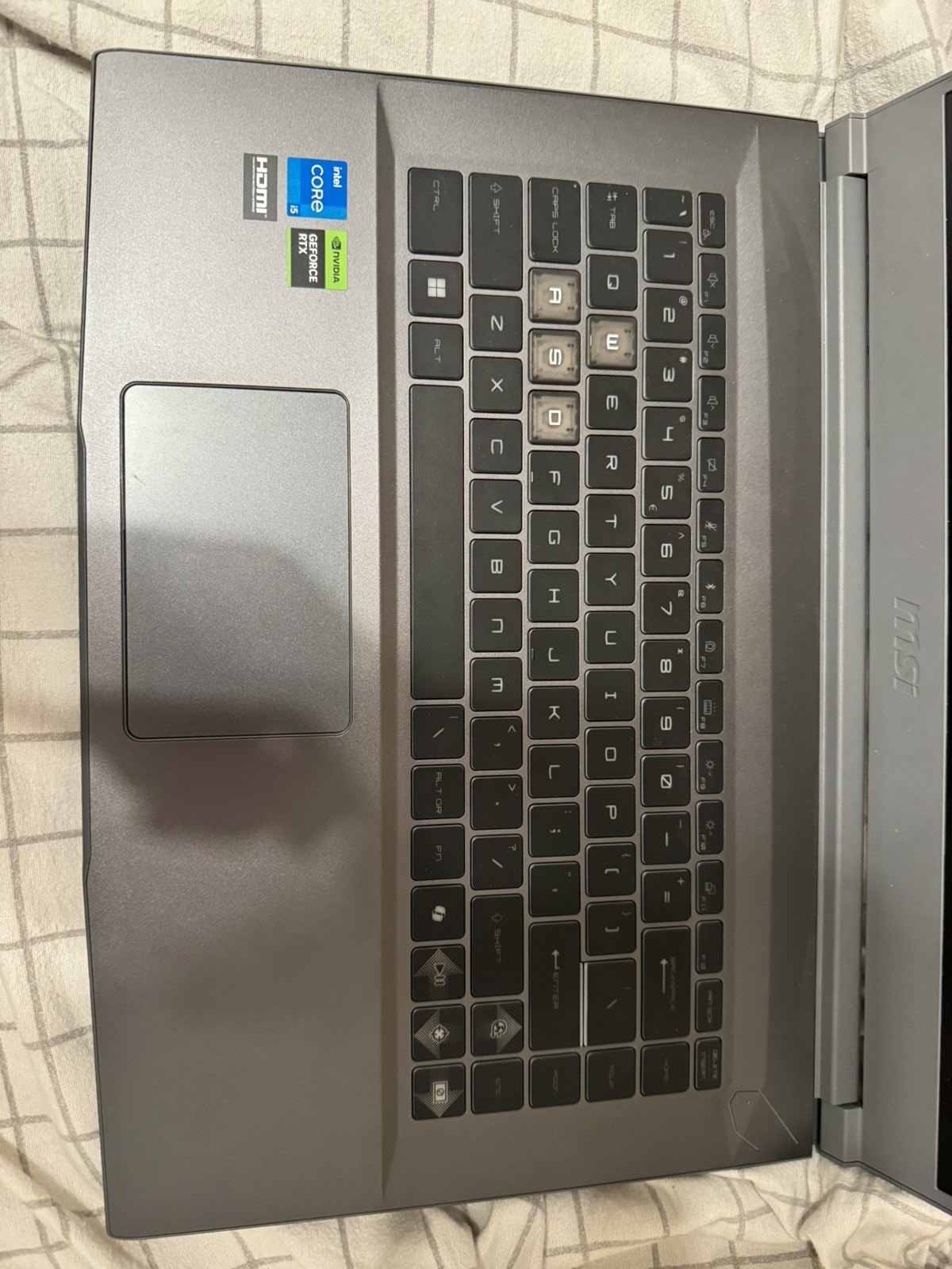 MSI Thin 15 B13VF i5-13420H 2.1GHz 16GB RAM 512GB SSD GeForce RTX 4060 READ DESC