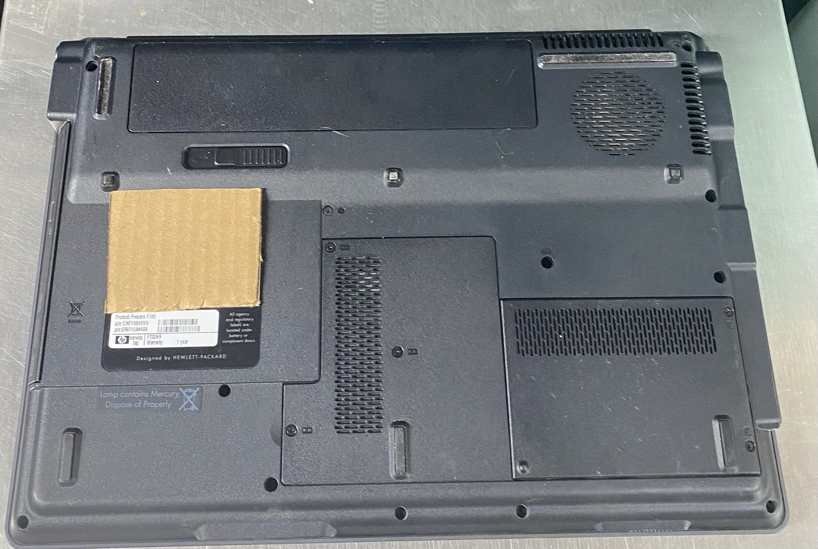 Compaq Presario F700 Laptop AMD Athlon 1GB RAM 160GB HDD Windows Vista Home x32