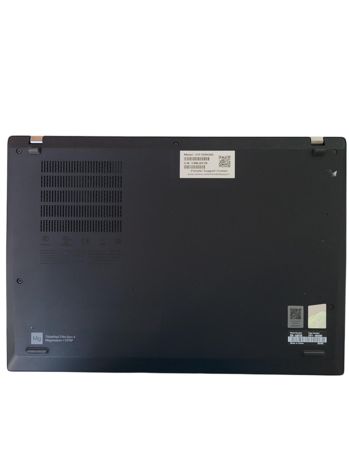 Lenovo ThinkPad T14s Gen 4 Touch i7-1370P 32GB RAM 512GB SSD Win11 No AC