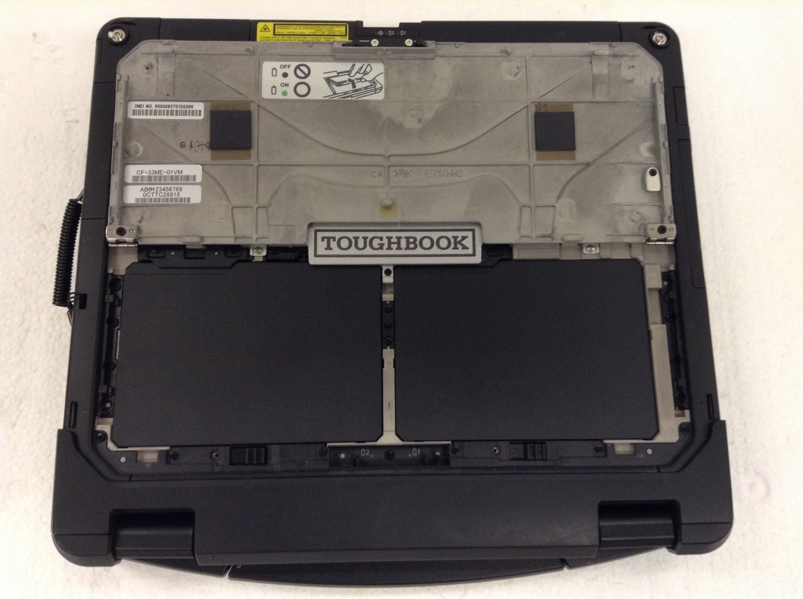Panasonic Toughbook CF-33 MK1 i7-7600U 16GB 256GB SSD Touch 2 Batt, 7K HRS WORKS