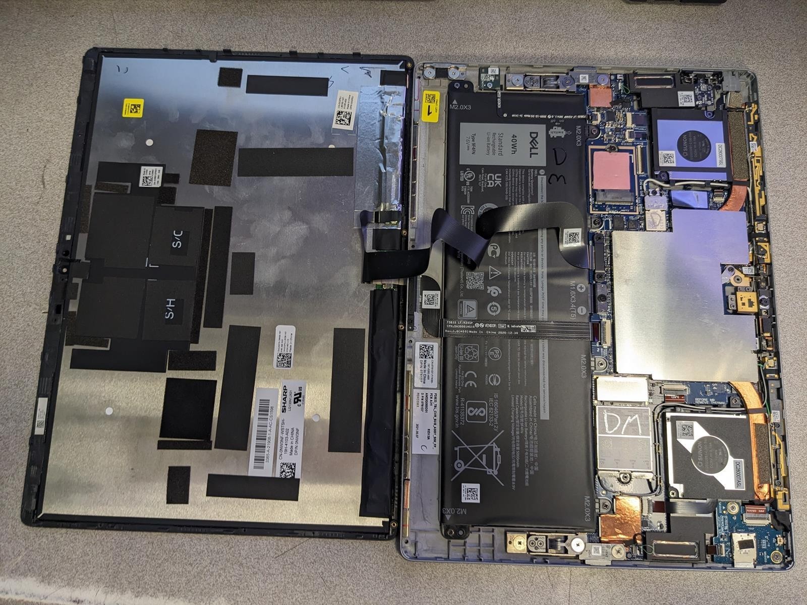DELL LATITUDE 7320 DETACHABLE I5-1140G7 @ 1.10GHz, 8GB RAM, NO HDD/OS – (PARTS)