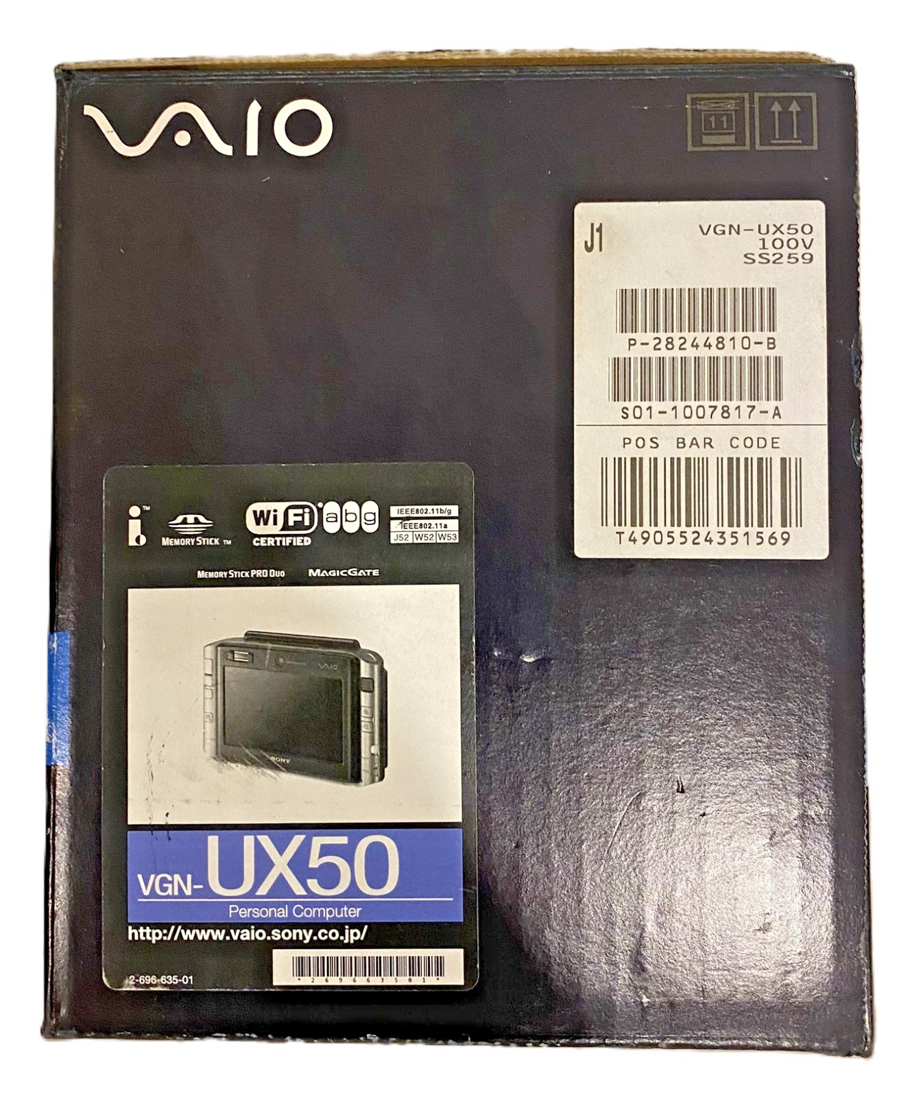 Sony VAIO VGN-UX50 Ultra-Mobile Personal Computer (UMPC), Full Collectors Kit