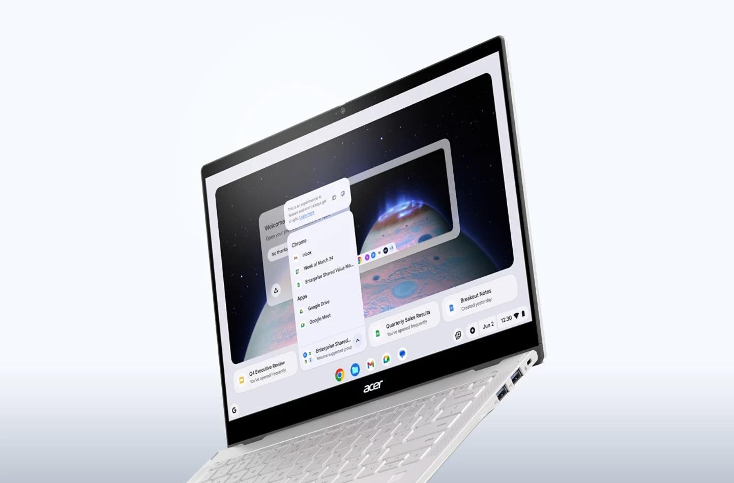 Acer Chromebook Plus Spin 514 14″ WQXGA MTK 910 16GB LPDDR5X 256GB SSD Refurb