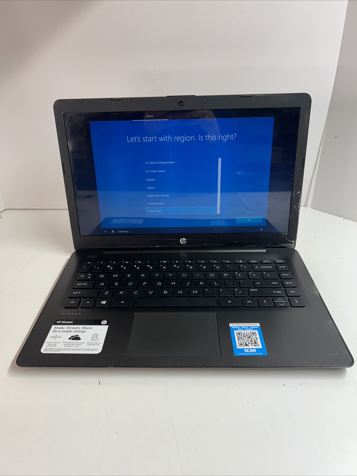 HP Stream 14″ Win10Pro, 32GB/64GB emmc , 4 GB Ram A4 9120e