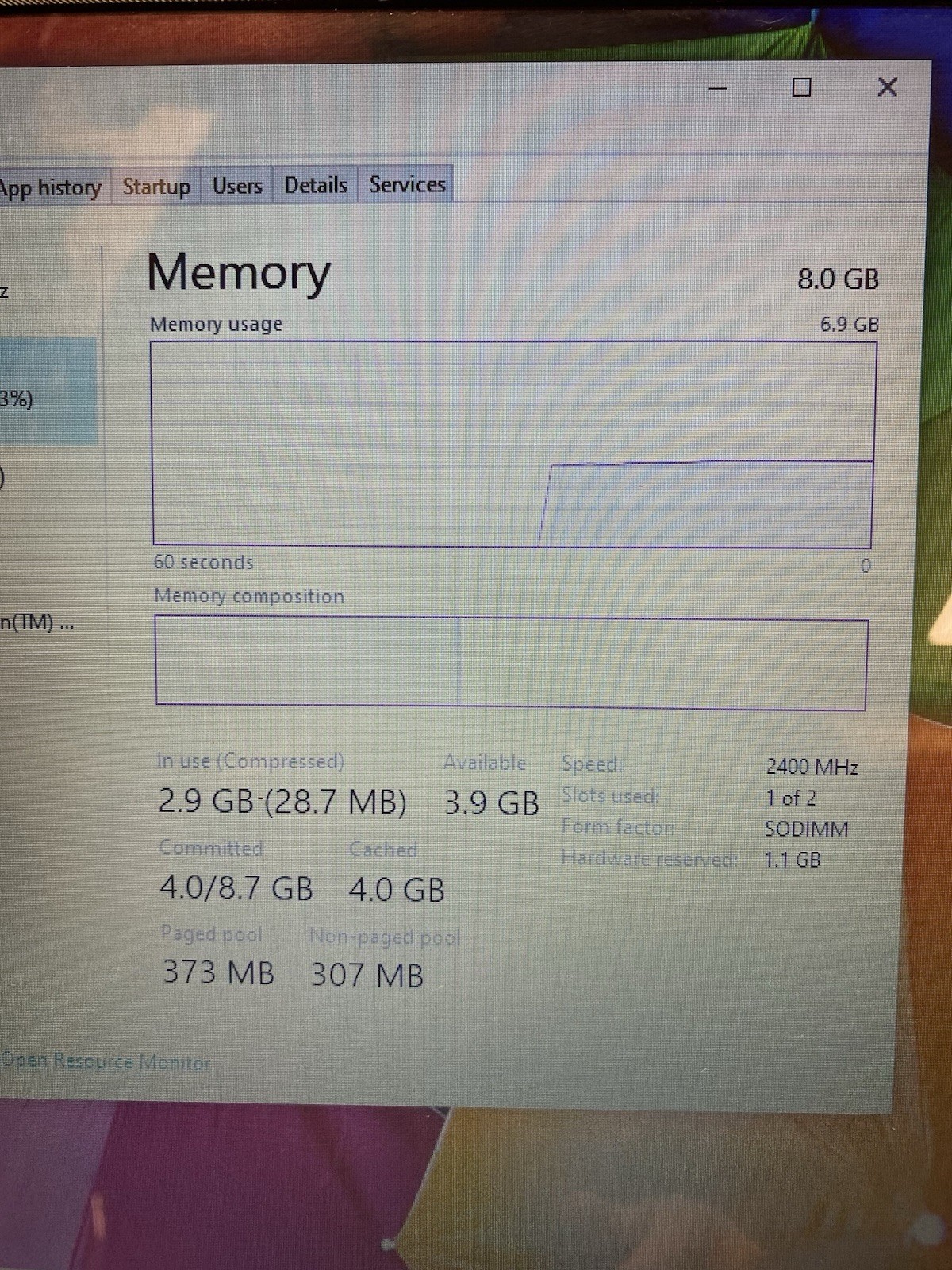 HP 15-DB0005DX | AMD RYZEN 5 2500U | 126GB | 8GB | NO CHARGER