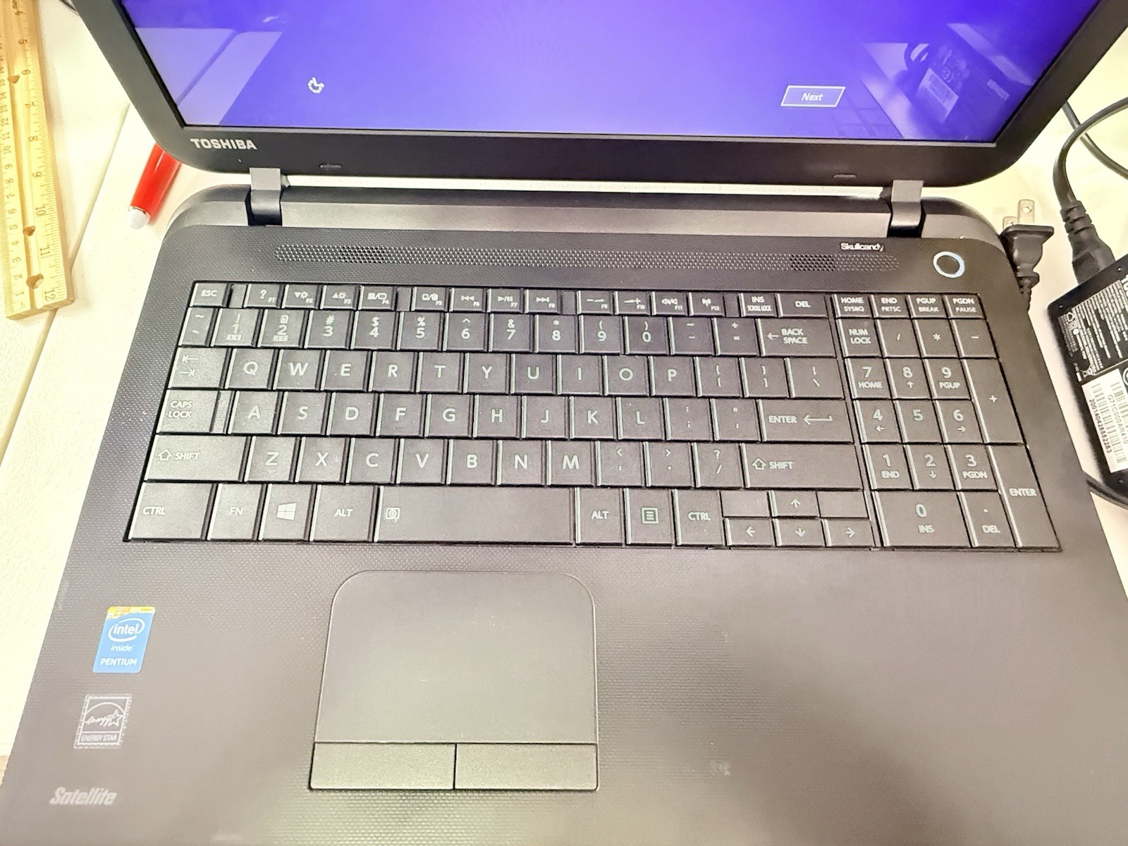 Toshiba Satellite C55 15.6″ Laptop Intel Celeron N2830 4G 500G Win10 DVD Cam A17
