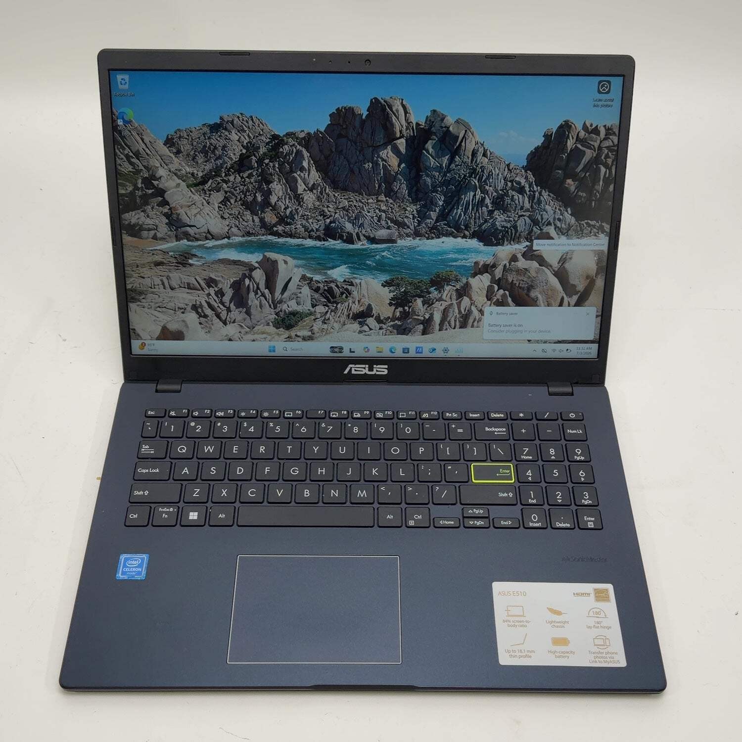Asus Vivobook Go 15 L510M 15.6″ Celeron N4020 1.1GHz 4GB RAM 64GB SSD