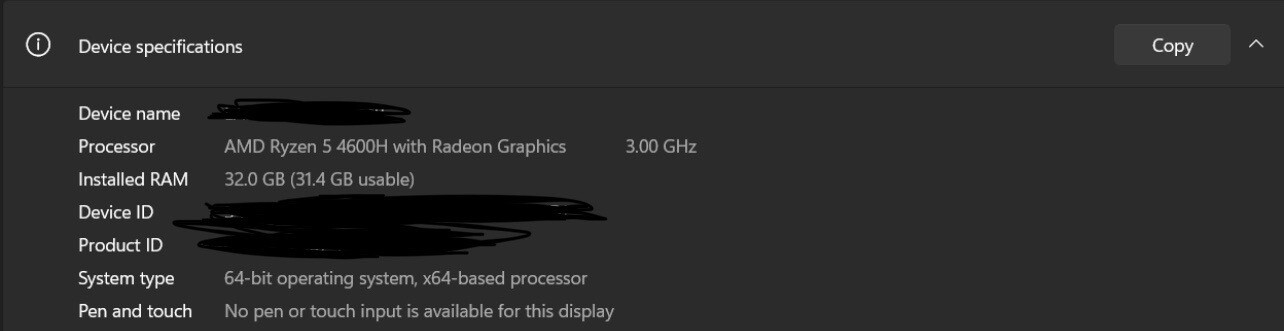 Laptop Gaming Used – Lenovo Legion 5 15ARH05
