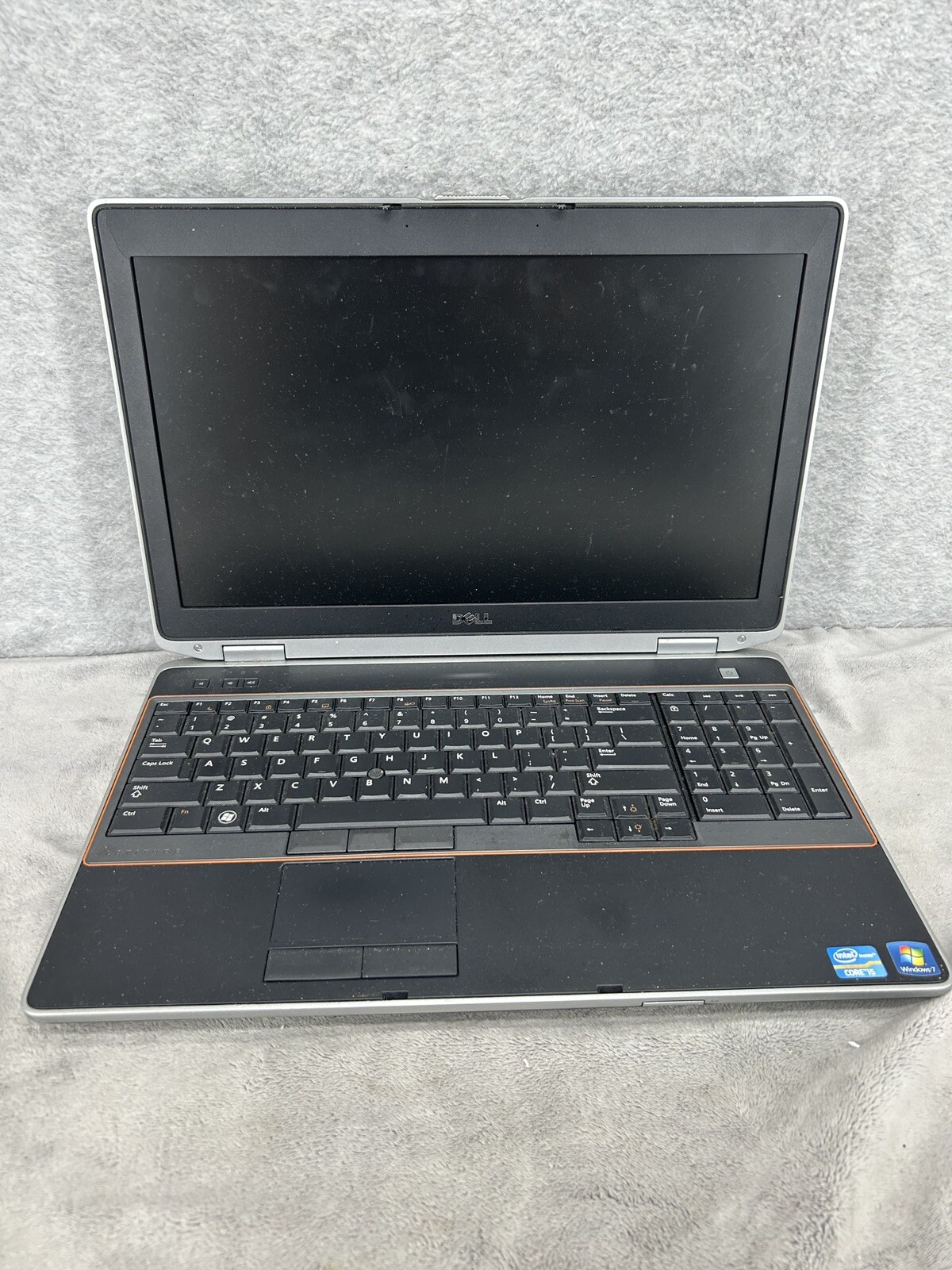 For Parts!! DELL LATITUDE E6520 INTEL i5 CPU Windows 7 Laptop – No Charger!