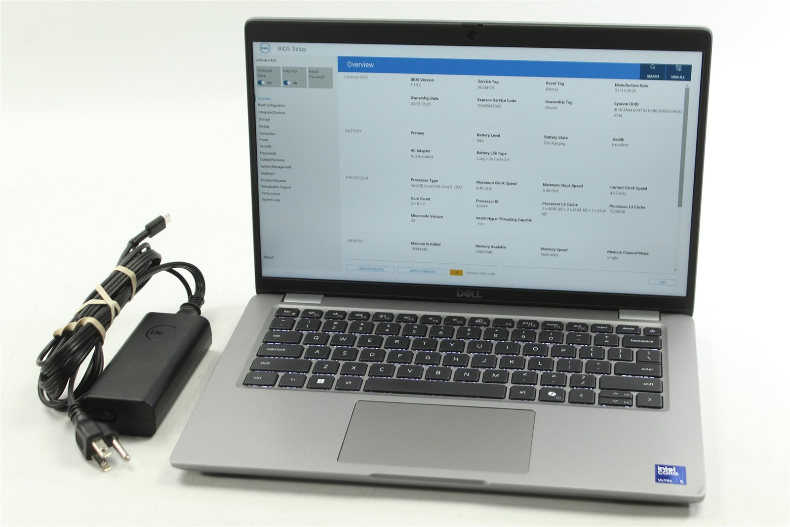 Dell Latitude 5450 14″ FHD Core Ultra 5 135U 1.6GHz 512GB SSD 16GB RAM W11P