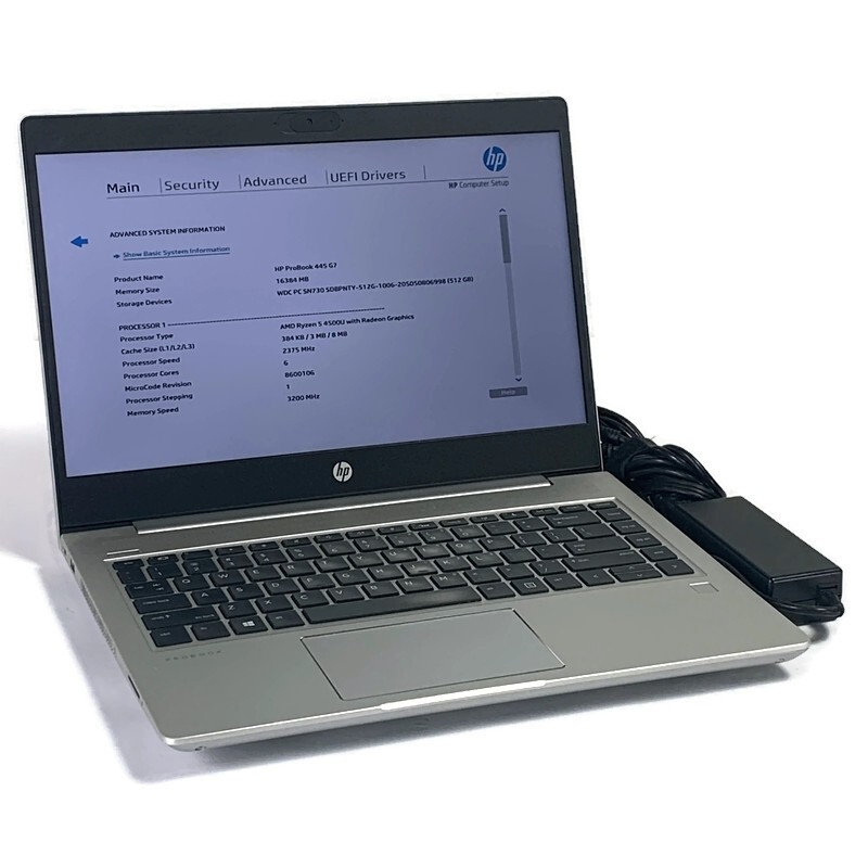 HP ProBook 445 G7 14″ Laptop Ryzen 5 4500U 2.3GHz 16GB 512GB NVMe SSD – NO OS