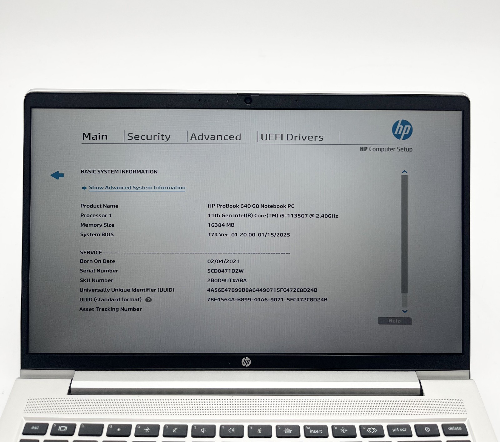 HP ProBook 640 G8 14″ i5-1135G7 16GB RAM 500GB SSD Business Laptop
