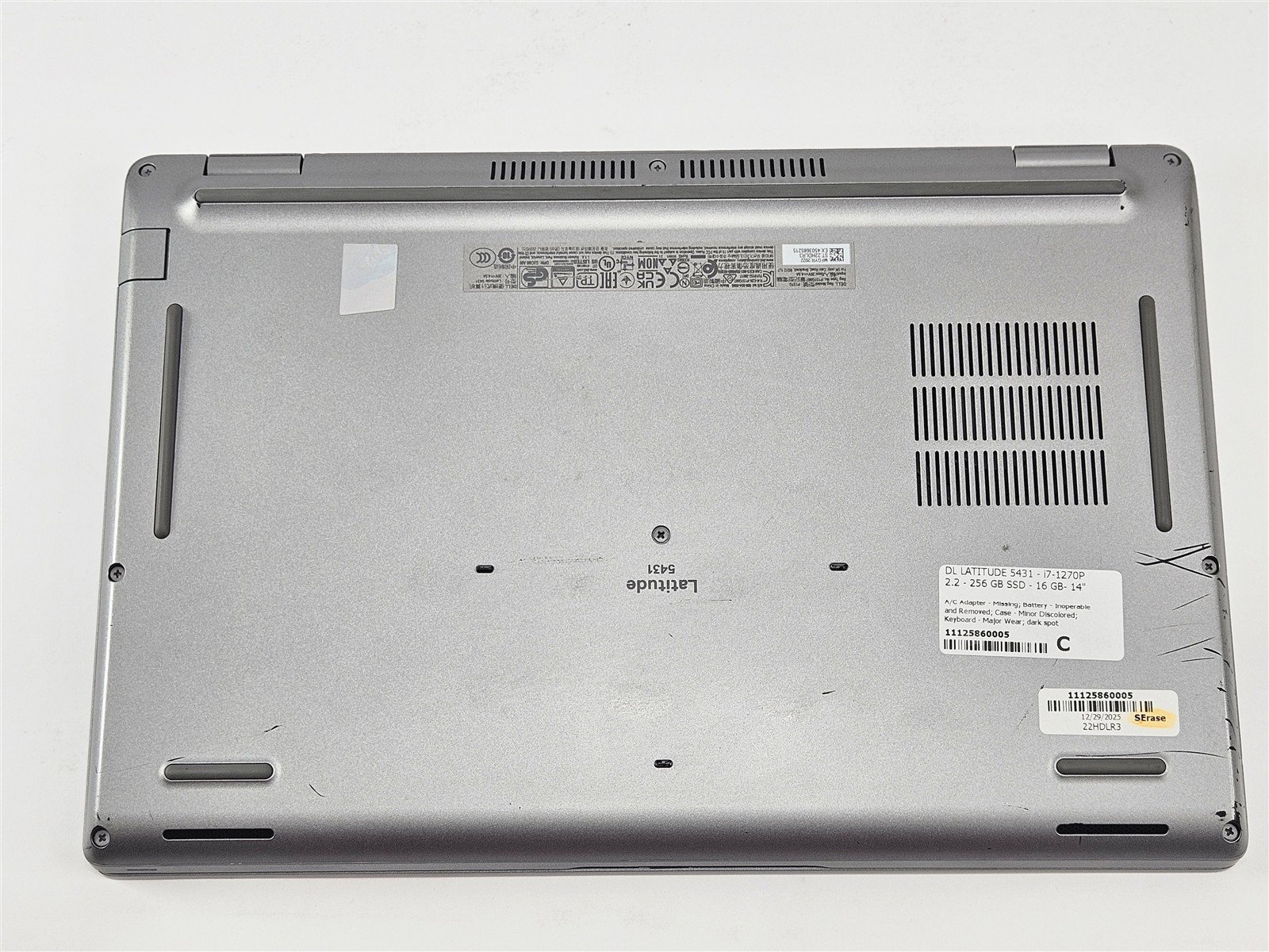 Dell Latitude 14″ 5431 Intel Core i7-1270P 16GB 256GB SSD Backlit Webcam